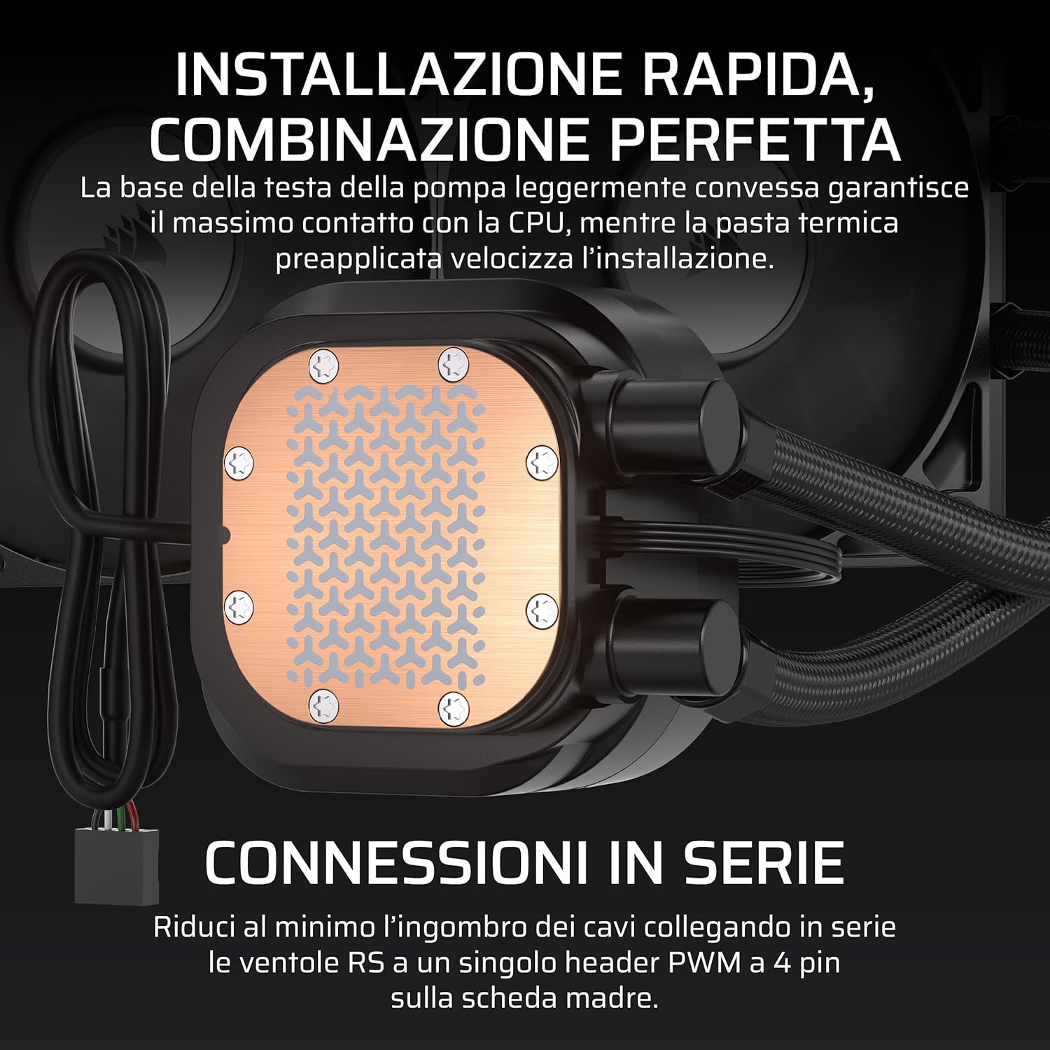 Corsair NAUTILUS 360 RS LCD Dissipatore a Liquido CPU - immagine 4