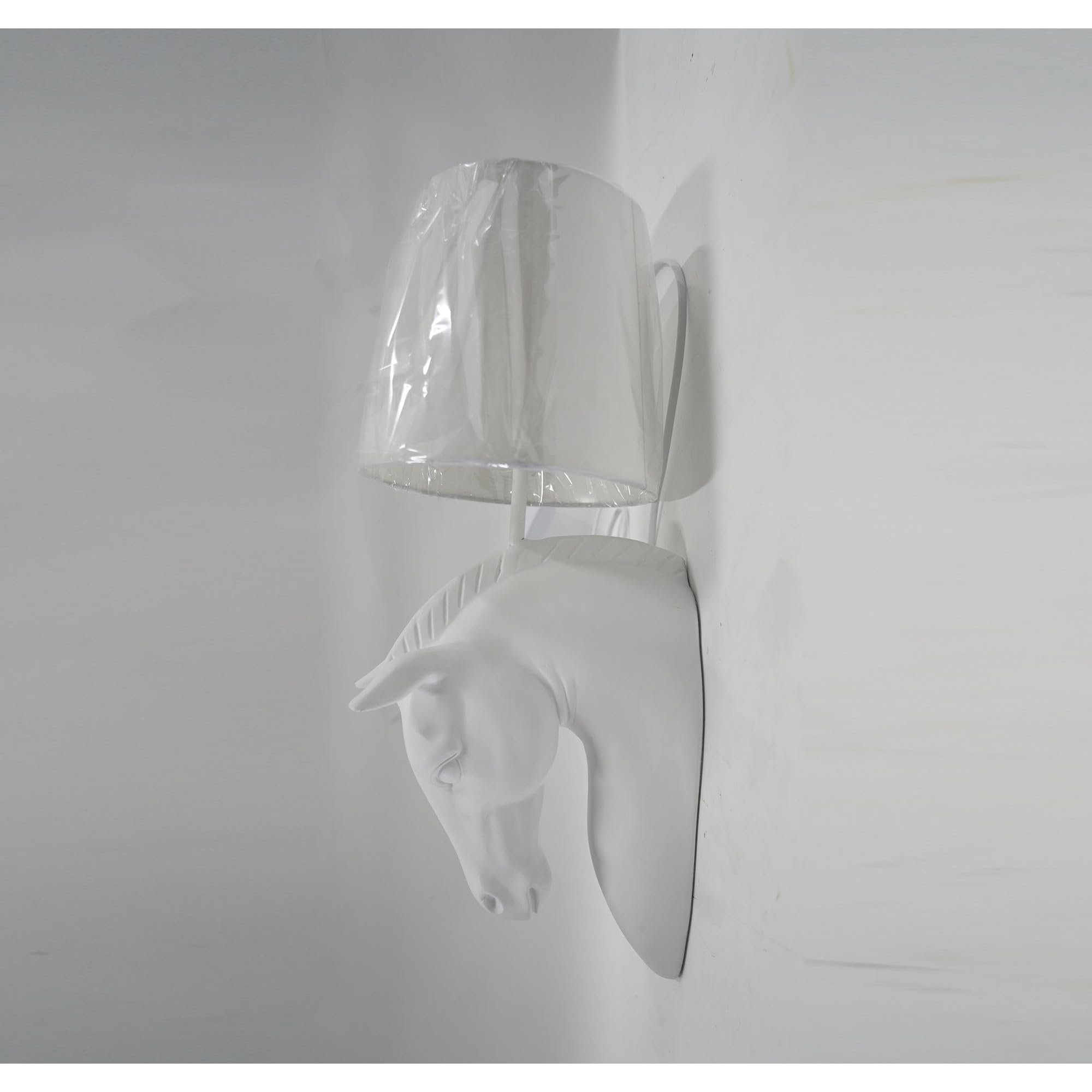 LAMPARA APLIQUE RESINA 18X21,5X50,5 CABALLO