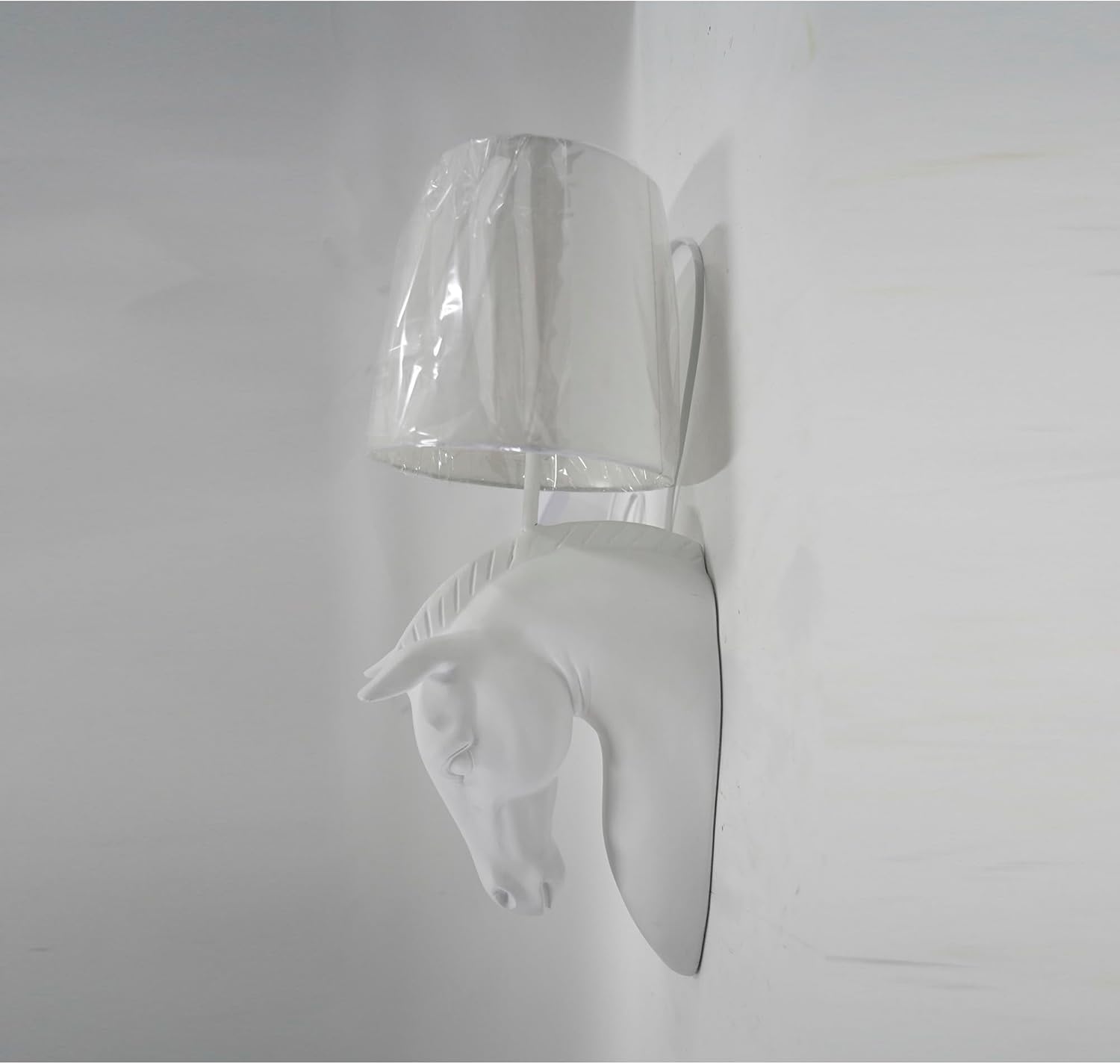 LAMPARA APLIQUE RESINA 18X21,5X50,5 CABALLO - immagine 1