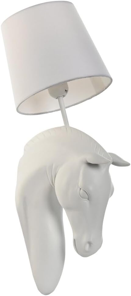 LAMPARA APLIQUE RESINA 18X21,5X50,5 CABALLO - immagine 2