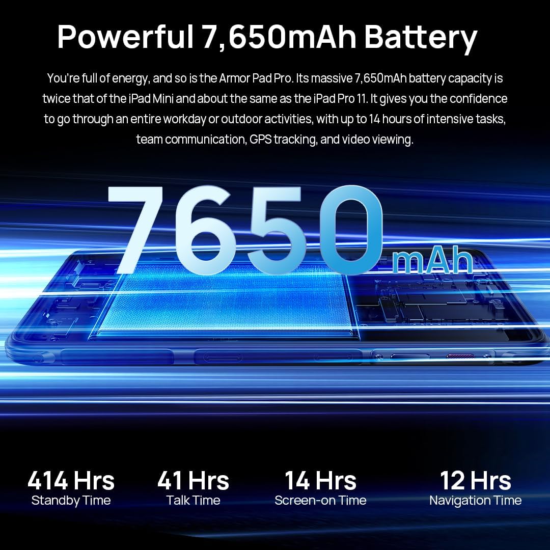 Ulefone Armor Pad Pro - Tablet Rugged 8.0" HD+ - immagine 3