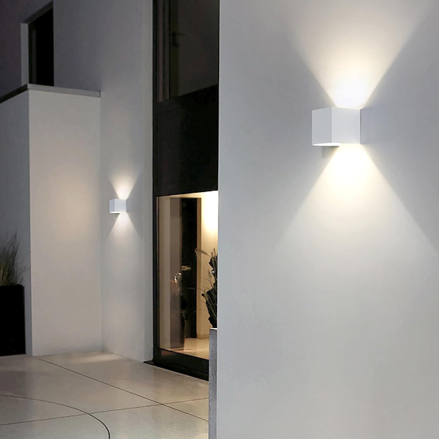 Applique da Parete Esterno/Interno LED 20W 4000K 2 Pezzi - immagine 8