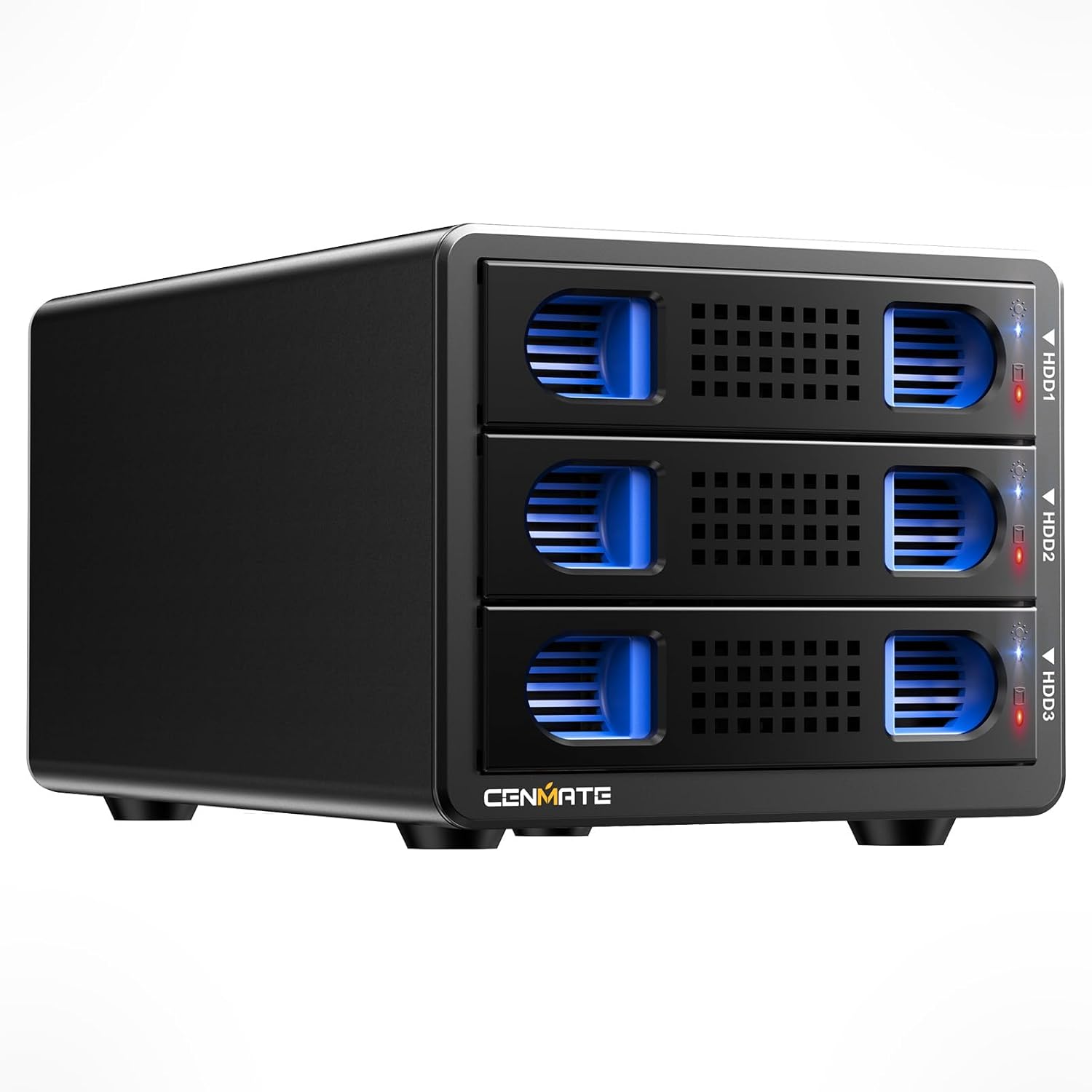 Case Hard Disk Alluminio 3 Baie con Ventola - immagine 1