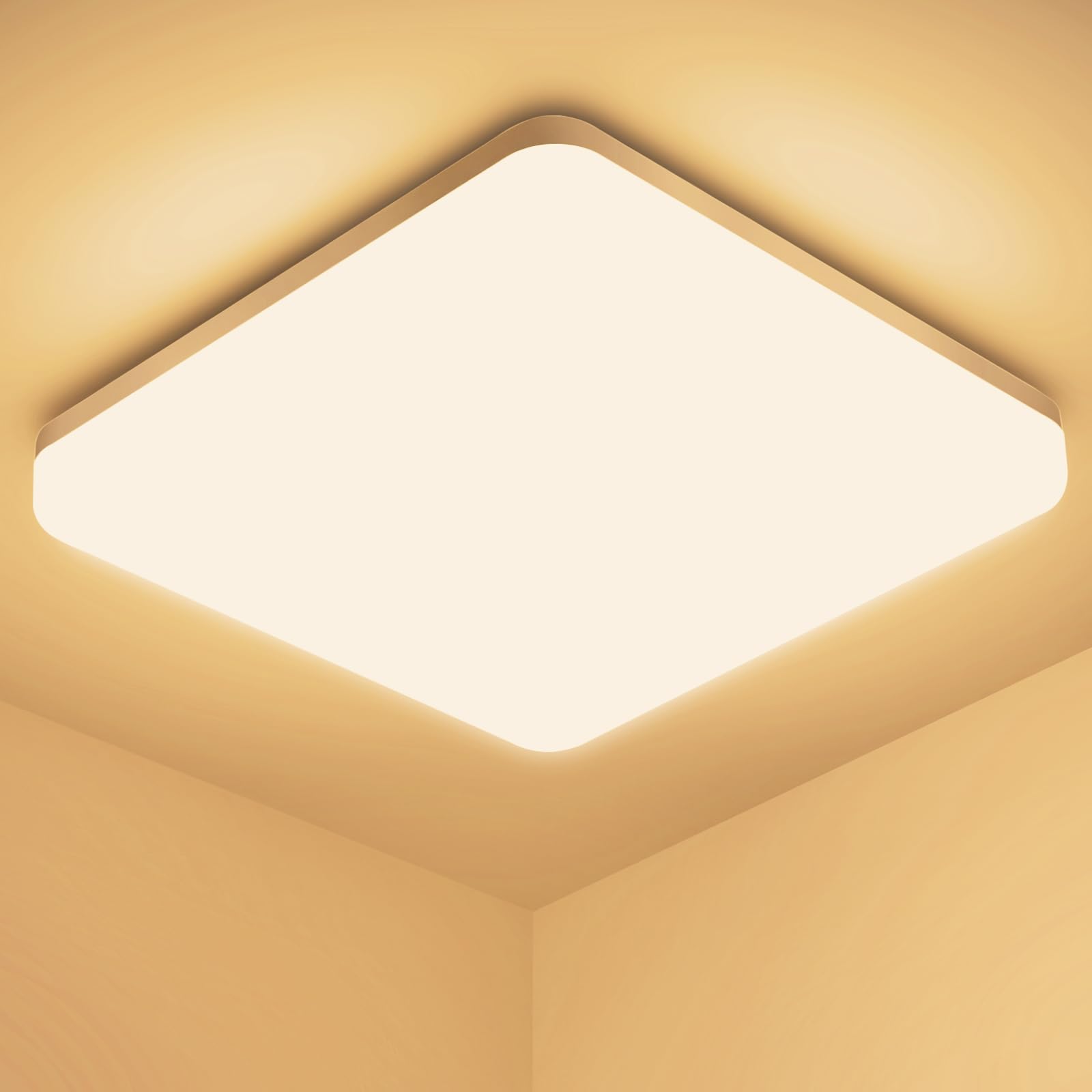 Plafoniera LED Soffitto Quadrata 20W IP44