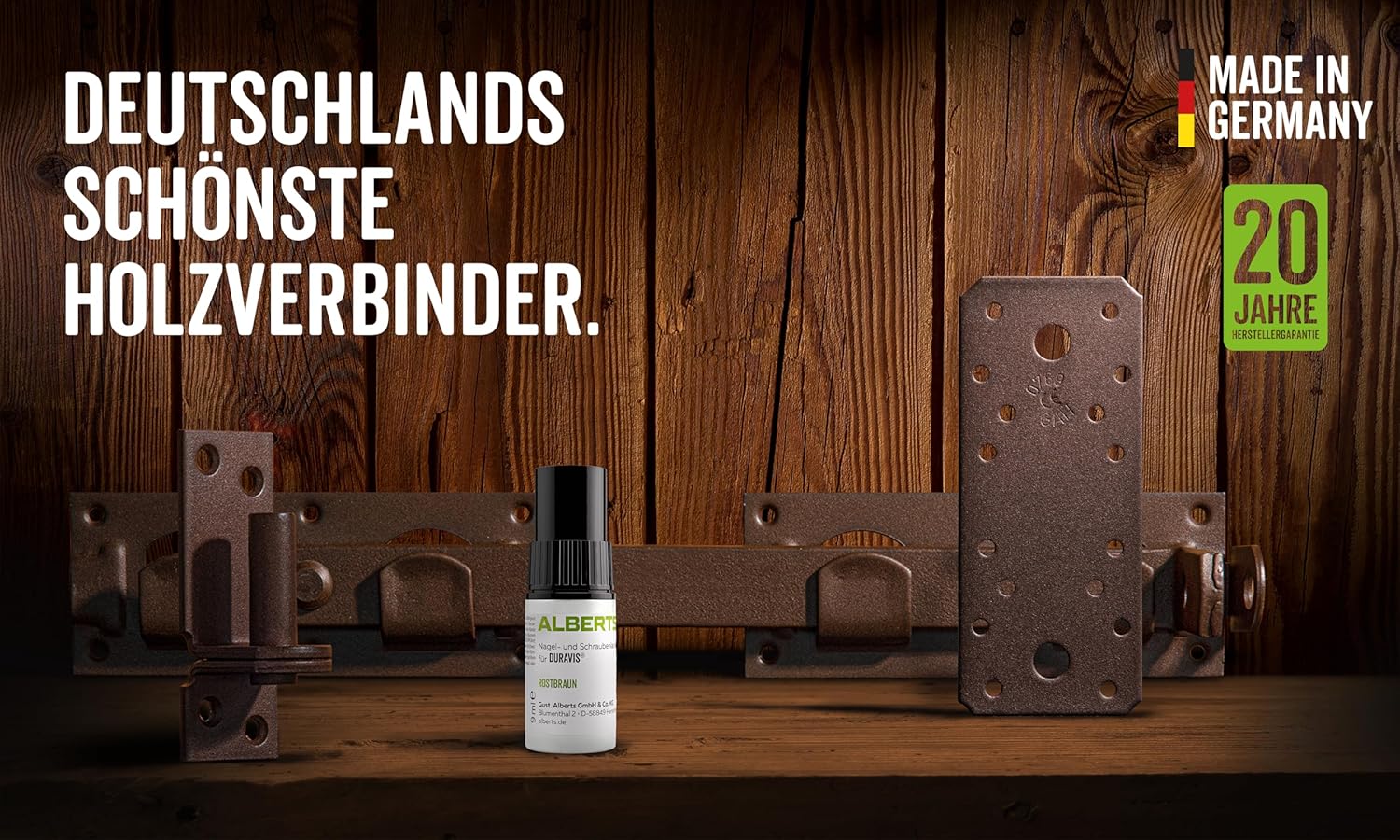 Alberts 822163 DURAVIS-Scarpa per Travi, Marrone ruggine - immagine 2