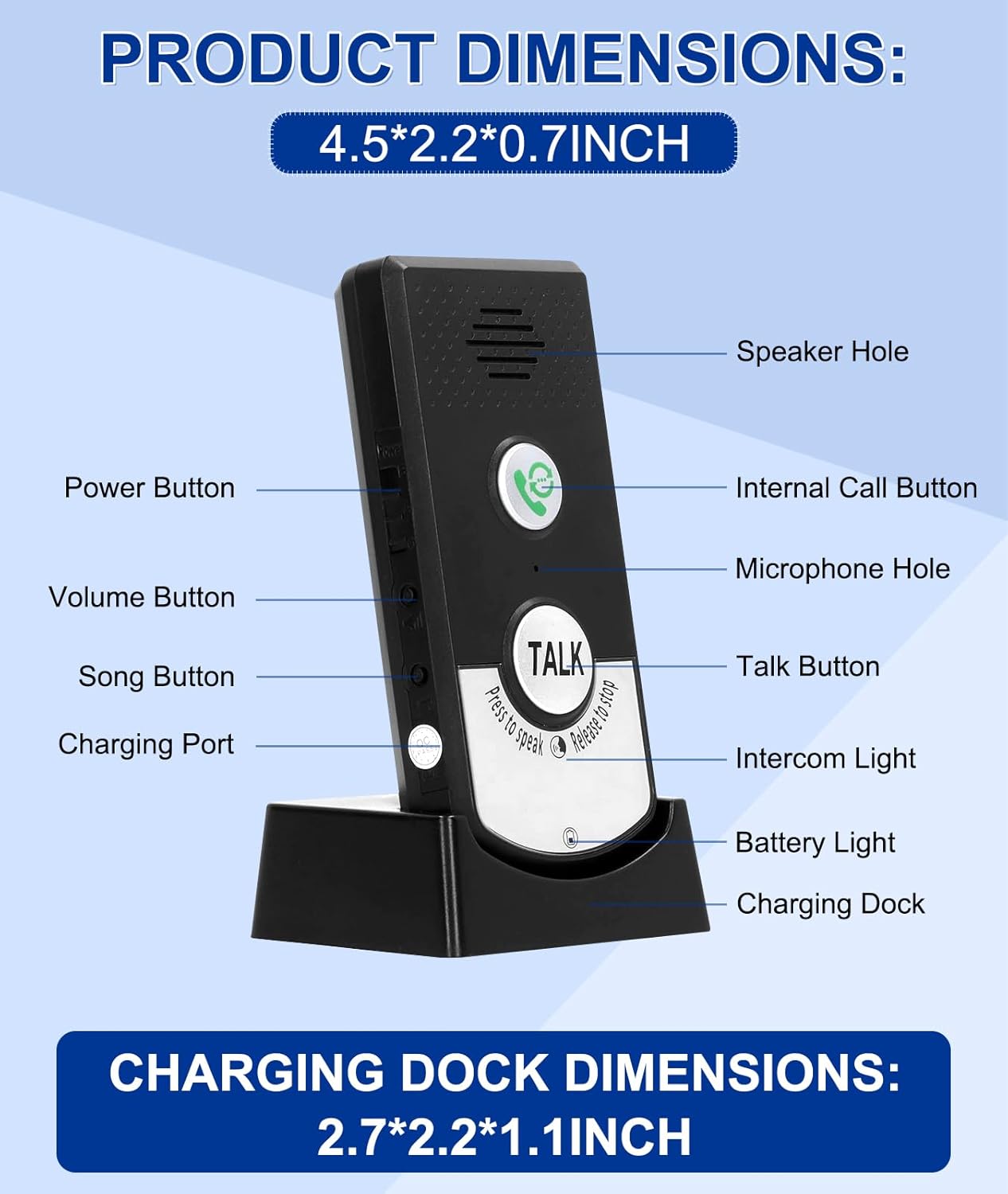 Interfono Vocale Bidirezionale Wireless a Lungo Raggio - immagine 2