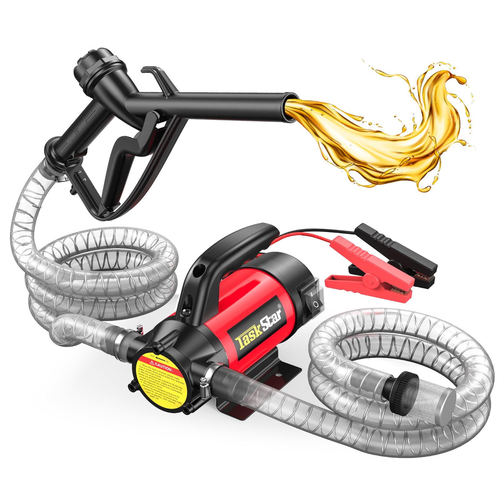 Taskstar Pompa Travaso Gasolio 12V 50 L/min