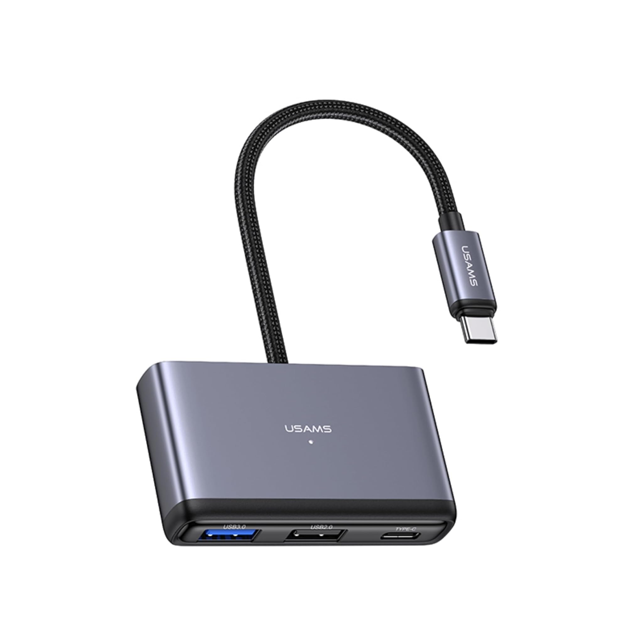 P4y HUB Multifunzionale 5 in 1 USB-C, Grigio Scuro