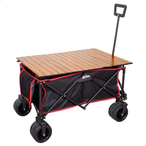 Aktive Carrello Tavolo Spiaggia 100kg con Ruote Girevoli