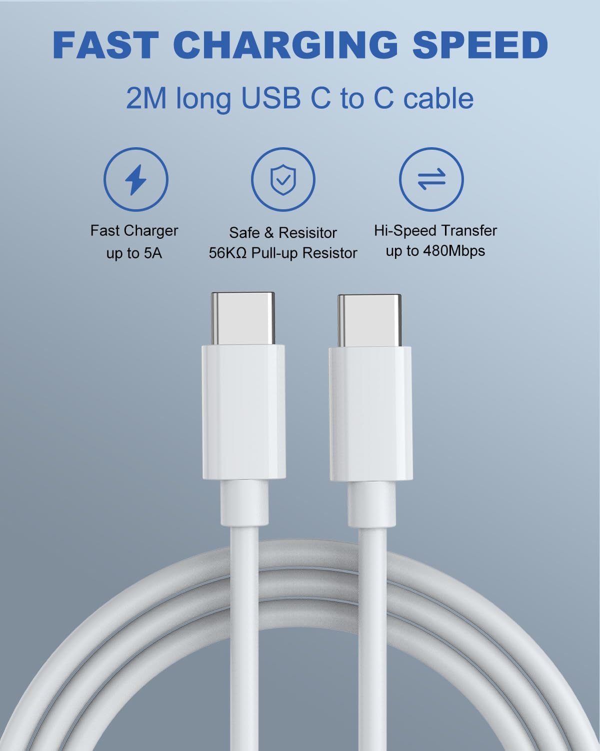 Caricabatterie Samsung 45W USB C Rapido, Bianco - immagine 5