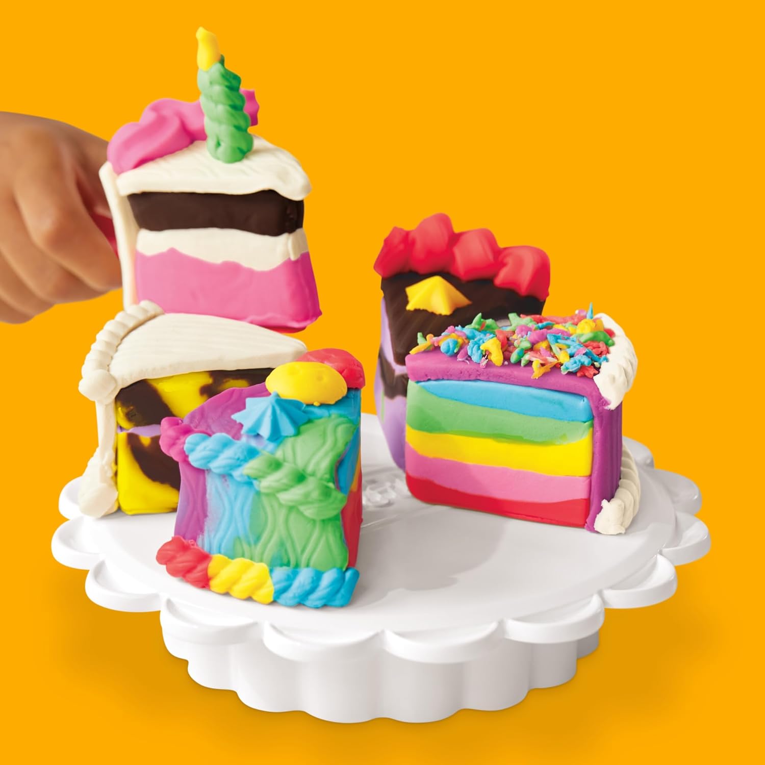 Play-Doh, Super Fetta di Torta, playset - immagine 8