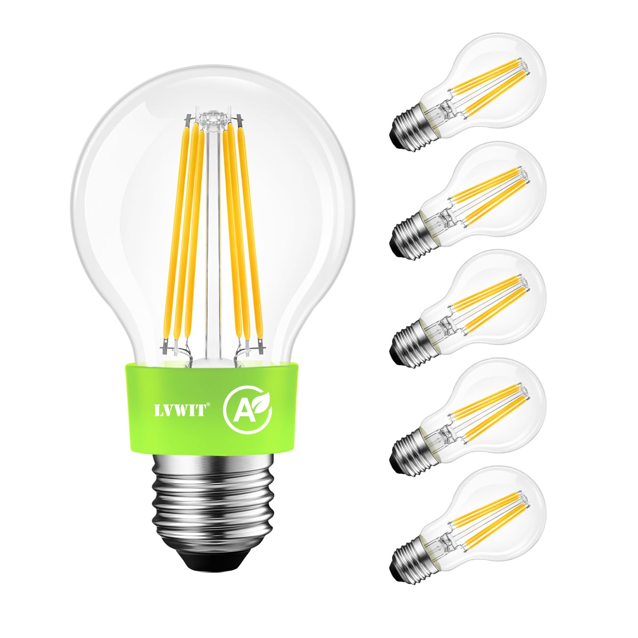 Lvwit Lampadina LED E27 7.2W Luce Calda 2700K