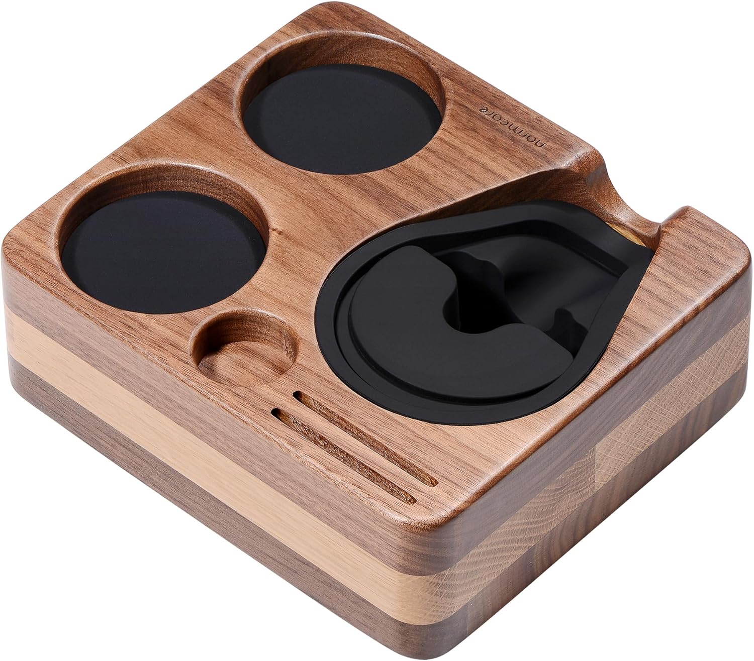 Normcore Tamper Station in Noce Originale 51-58mm - immagine 2