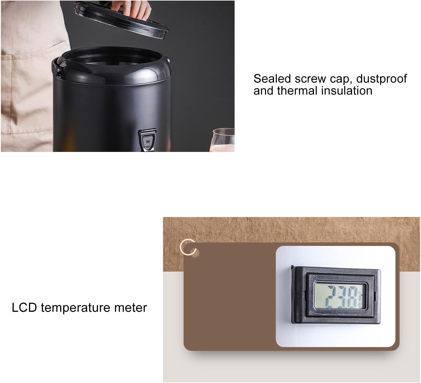 Wakects Distributore Bevande Isolato 12L - immagine 5