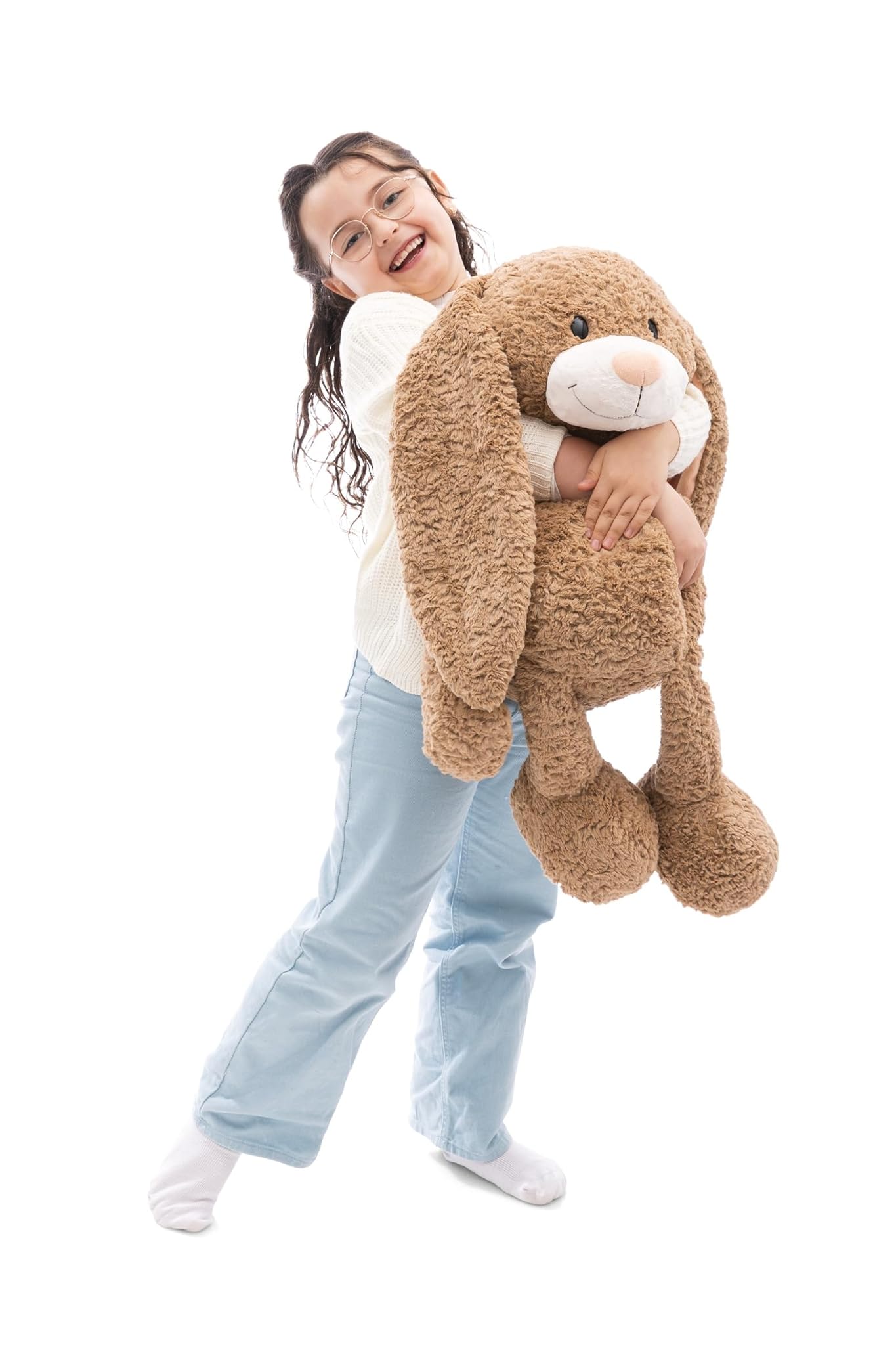 NICI 62326 Lopino Leprotto di Peluche 70 cm, Marrone