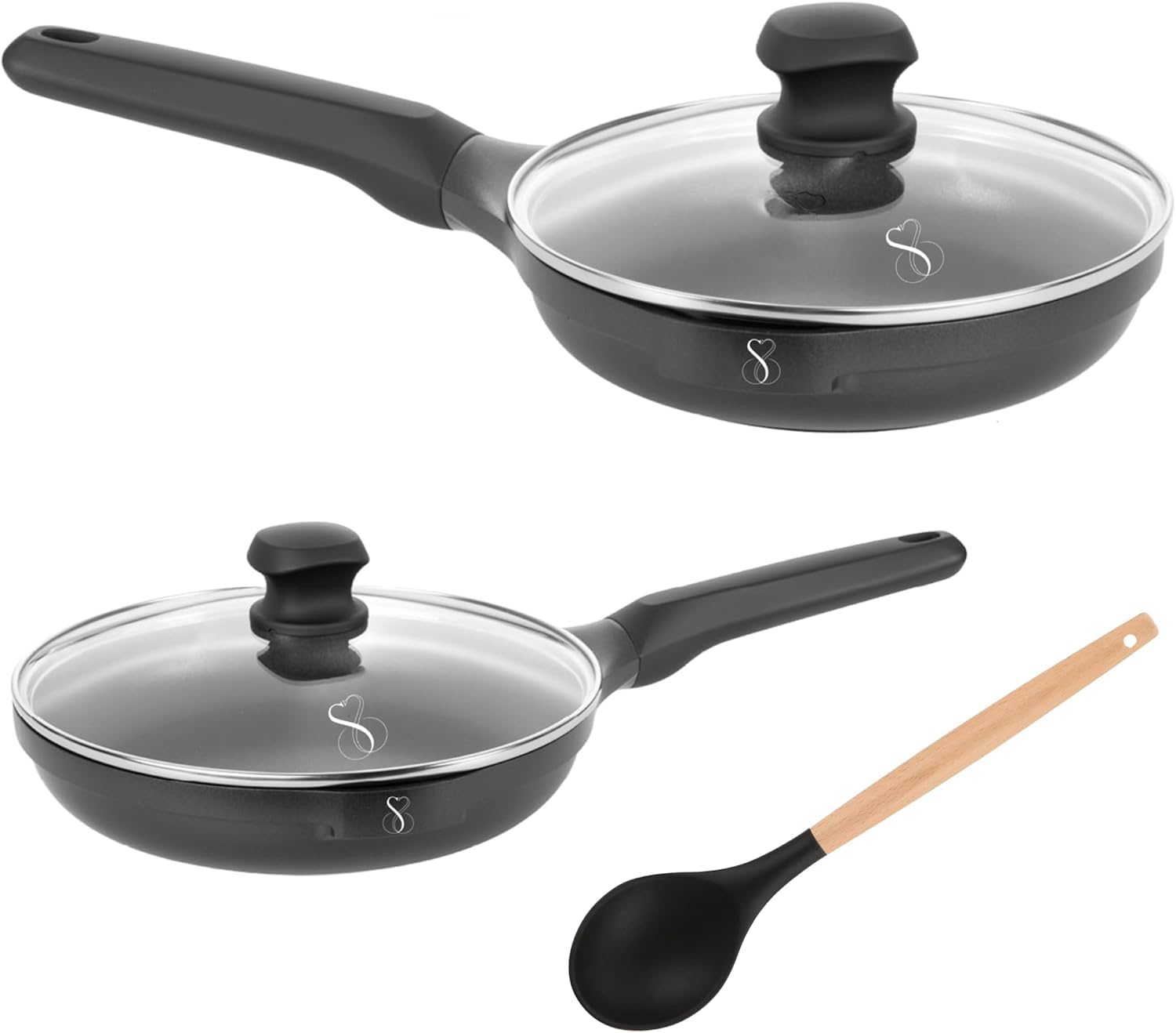 Stone&stone Set 2 Padelle Antiaderenti 20/24cm