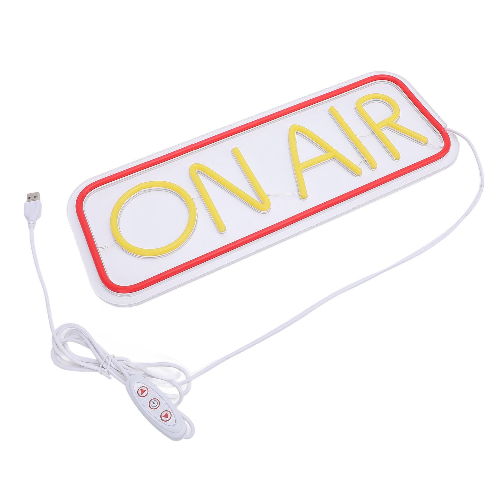 Insegna Al Neon On Air - Luce LED Rossa Gialla