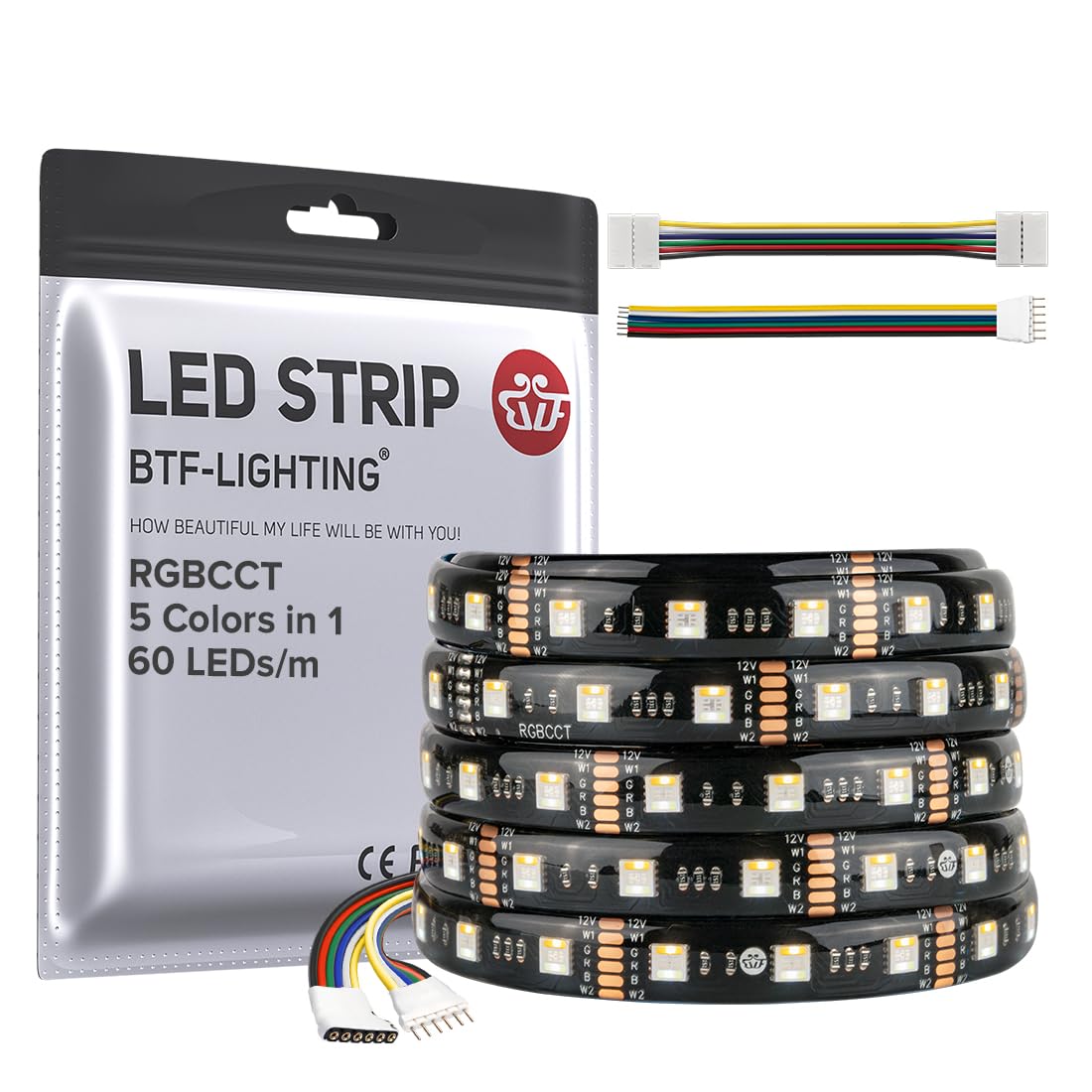 Btf-lighting RGBCCT Striscia LED 5050SMD 5M