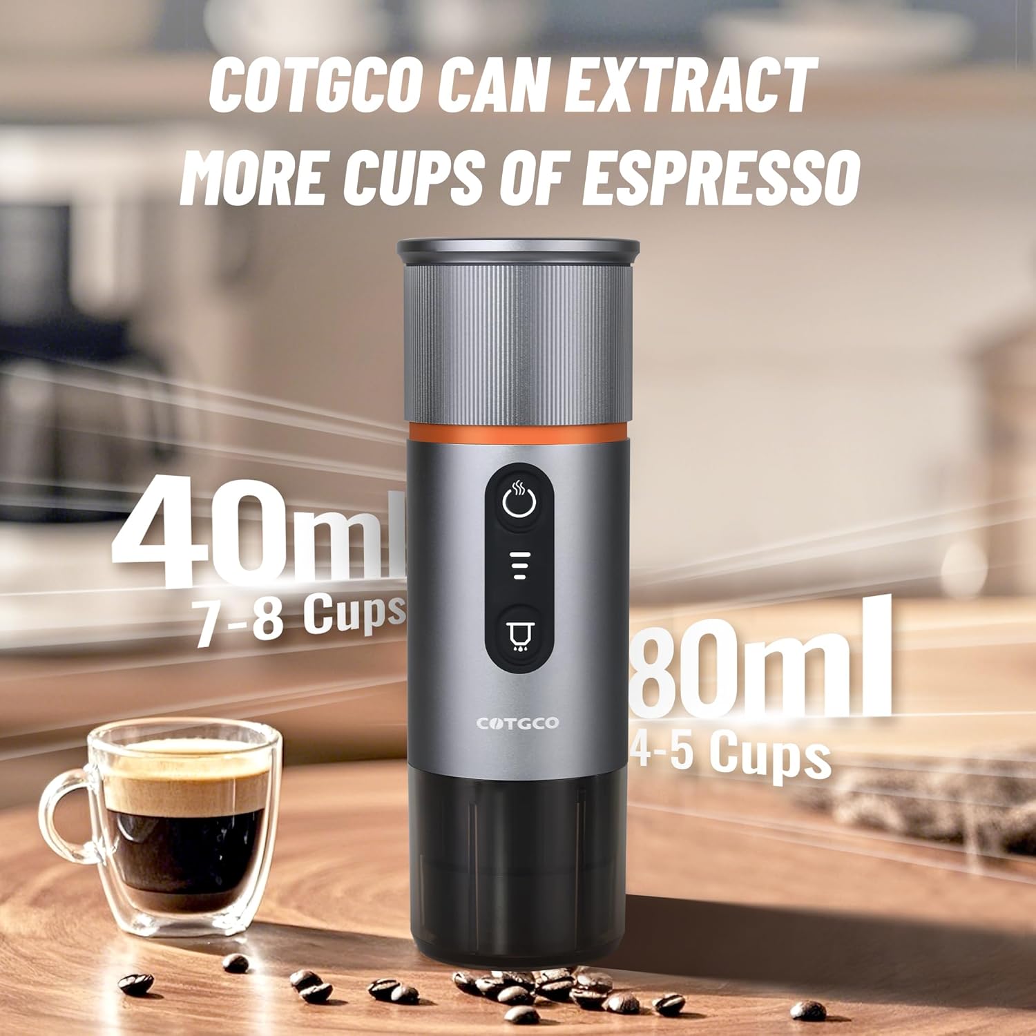 Cotgco - Macchina per Caffè Espresso Portatile a Batteria - immagine 4