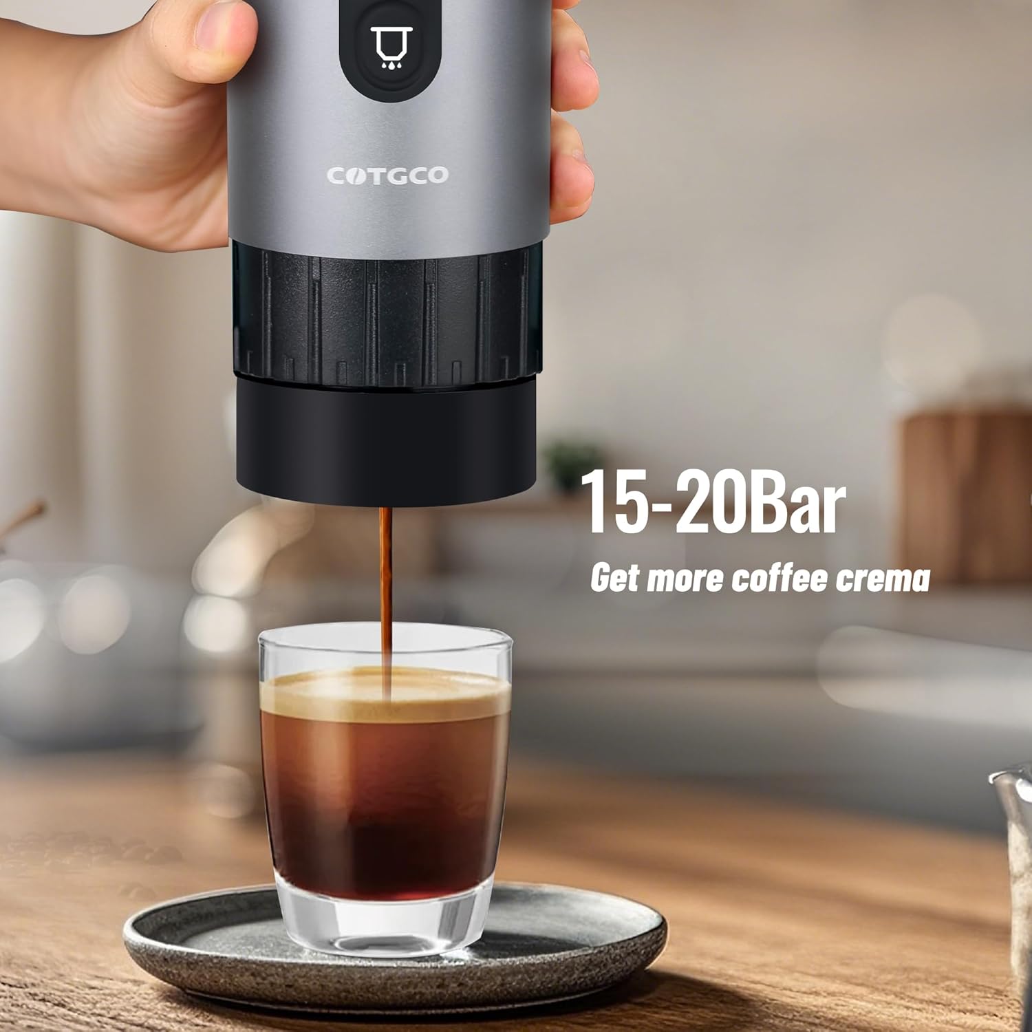 Cotgco - Macchina per Caffè Espresso Portatile a Batteria - immagine 5