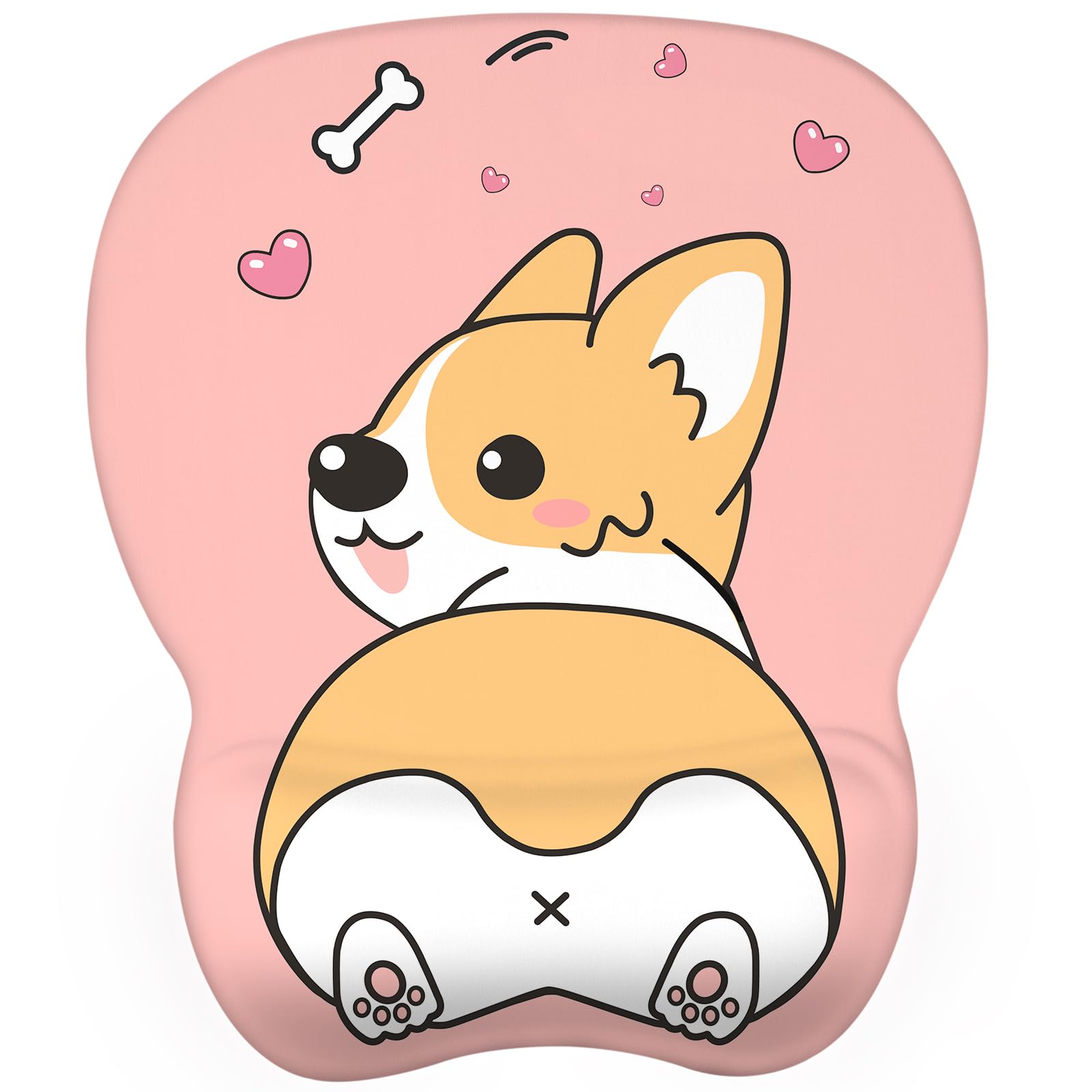 Eoocoo Tappetino Mouse Ergonomico con Supporto Polso