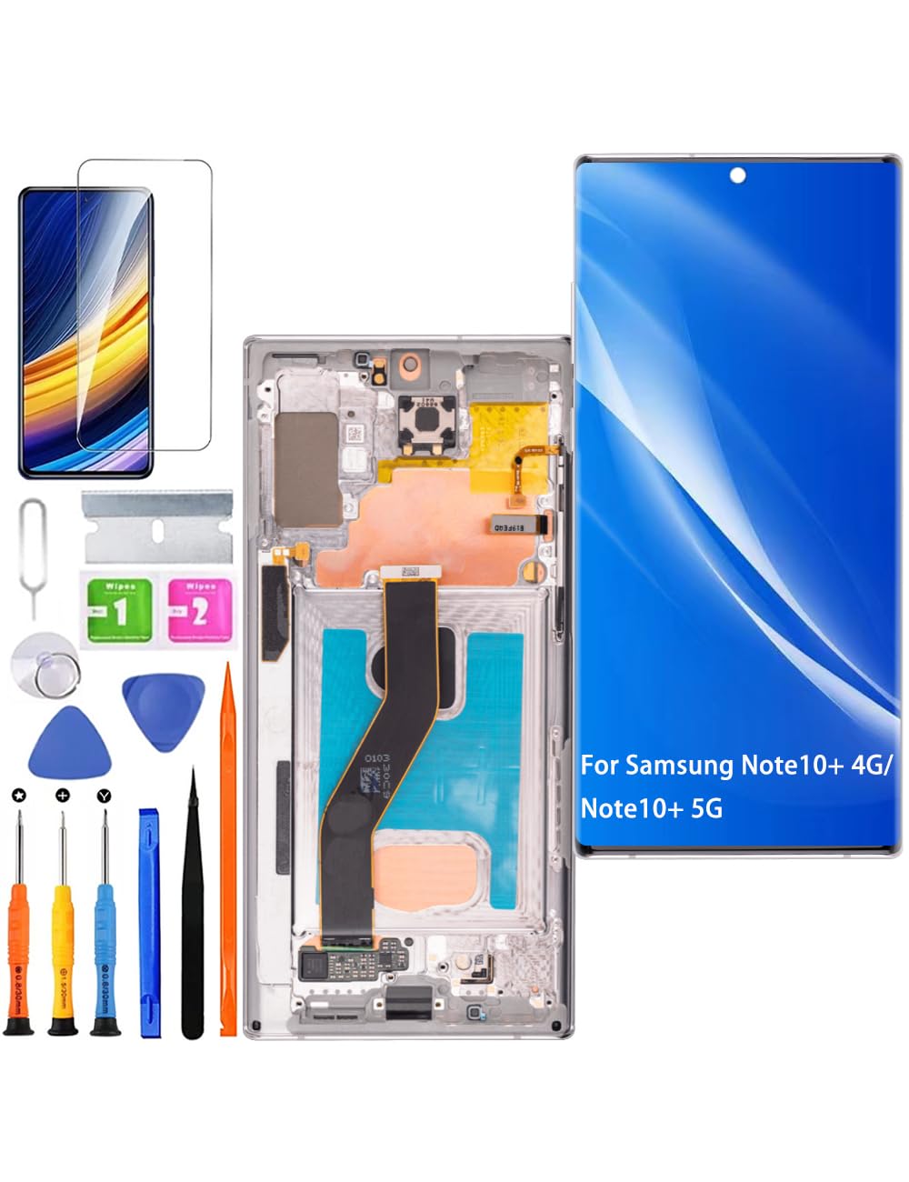 HLYGZX Display Ricambio Samsung Galaxy Note 10+ TFT