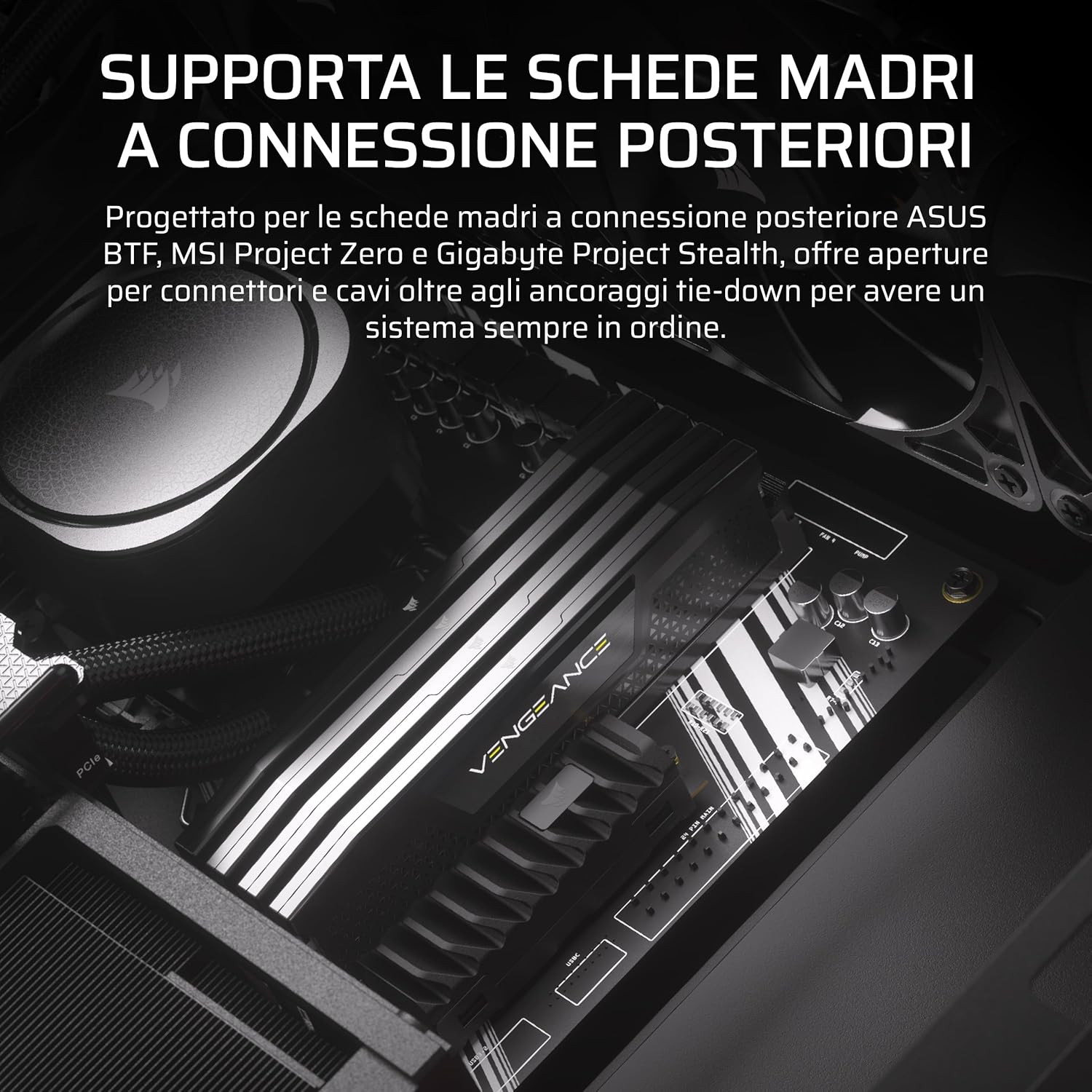 Corsair FRAME 4000D RS ARGB - Case Mid-Tower ATX, Nero - immagine 8