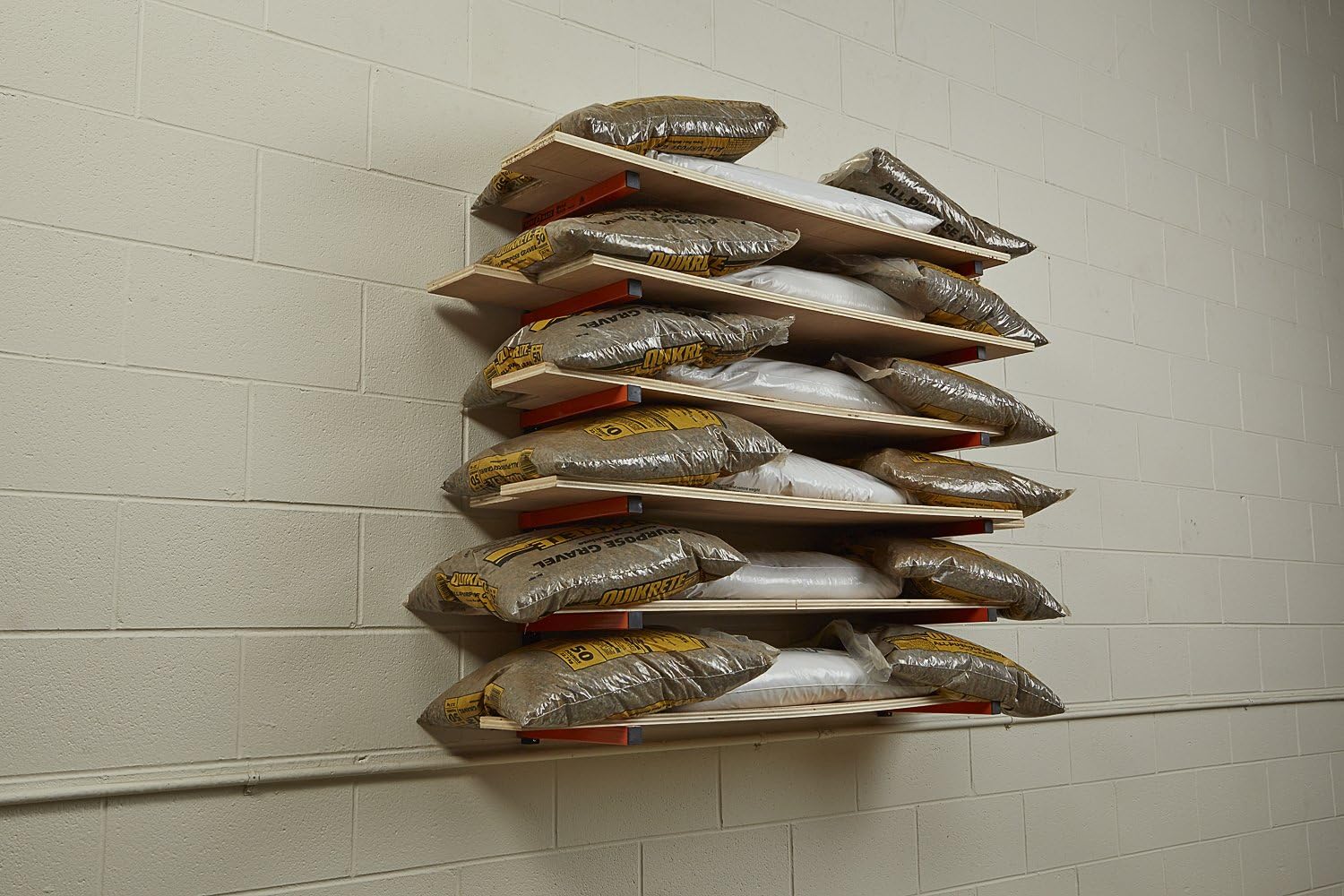 Bora Organizer Scaffale Legname 6 Livelli, Arancione - immagine 2