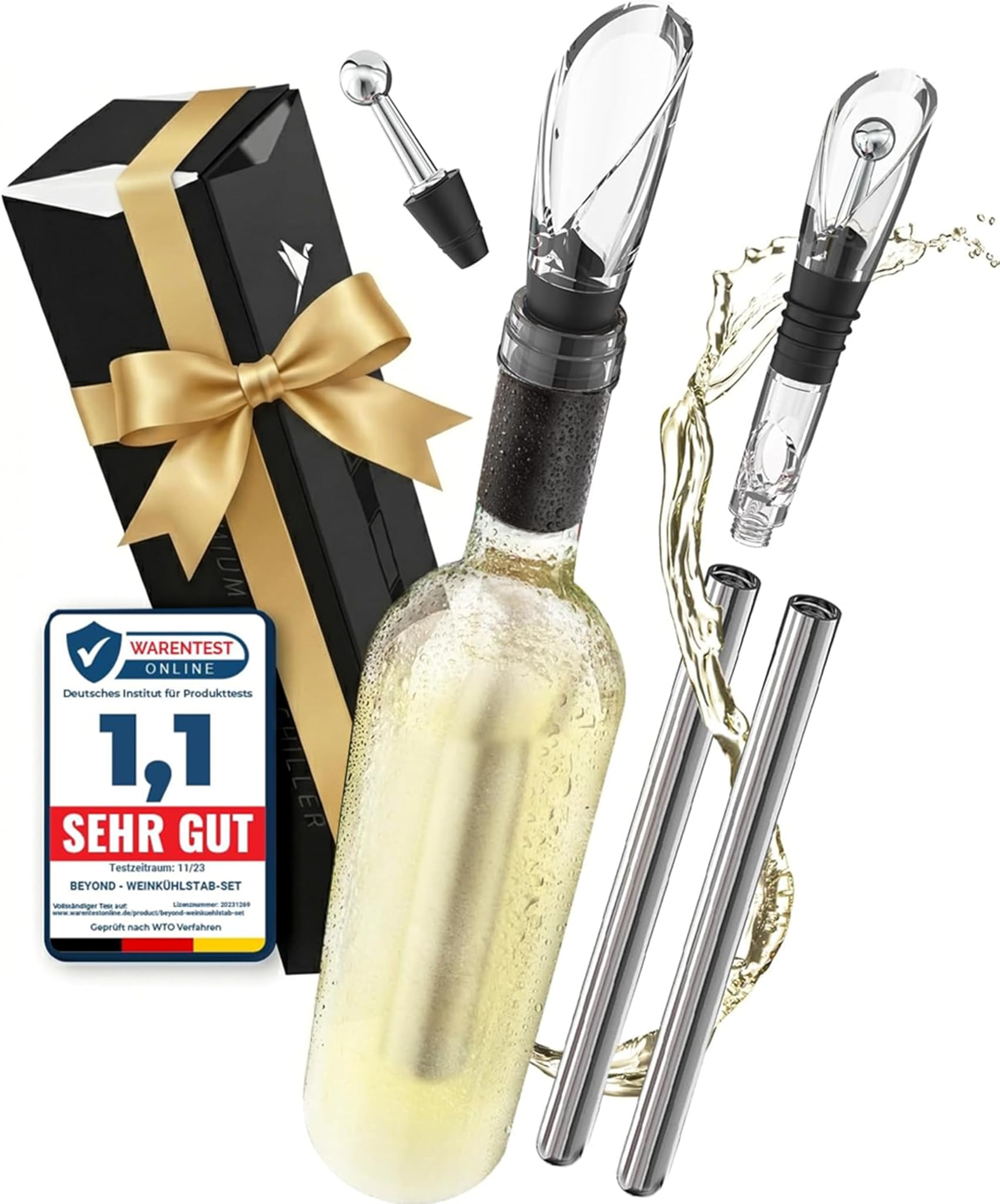 Beyond Refrigeratore per Vino in Acciaio Inox