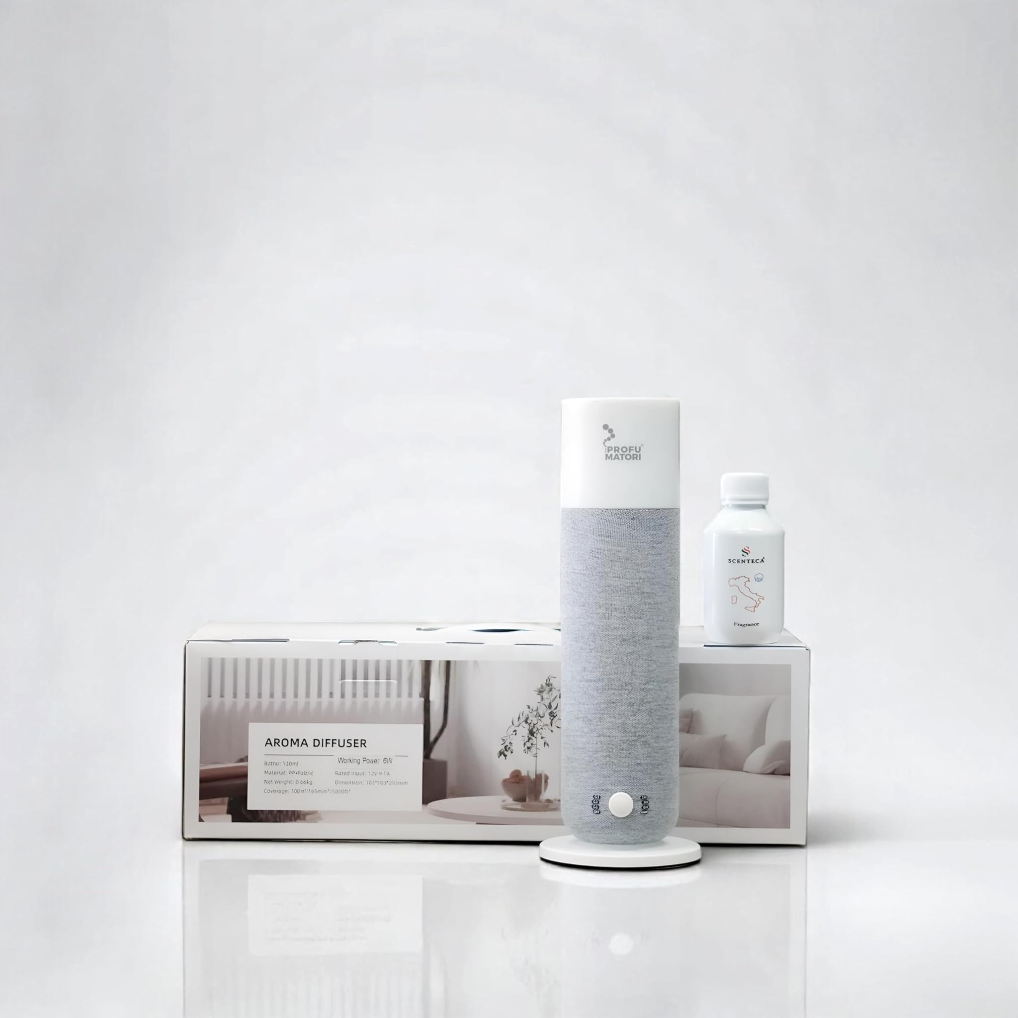 Diffusore Profumo Ambiente Smart a Nebulizzazione a Freddo, Nero