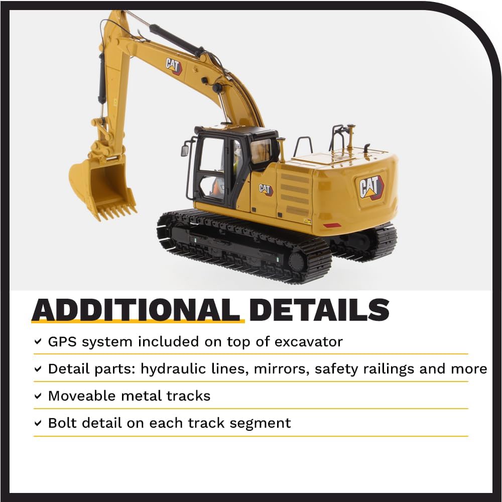 Diecast Masters Escavatore Caterpillar 323 Scala 1:50 - immagine 5