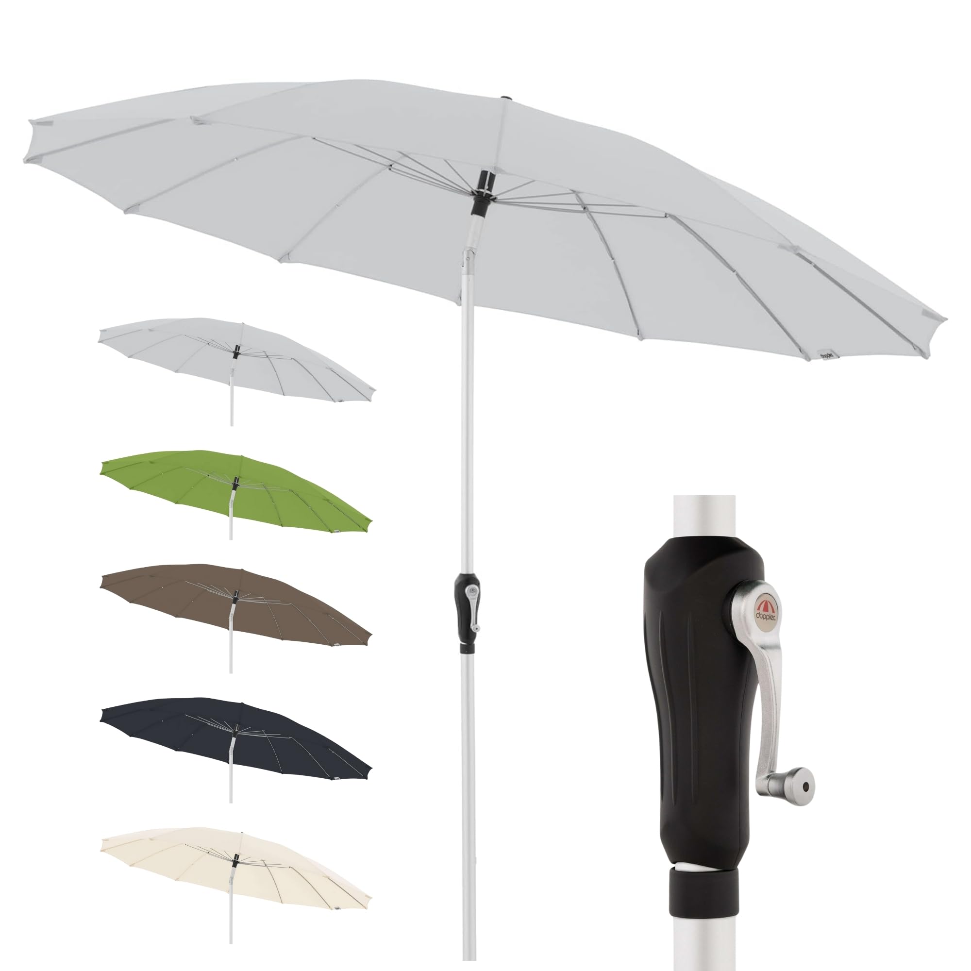 Doppler Ombrellone da Giardino in Alluminio 250 cm