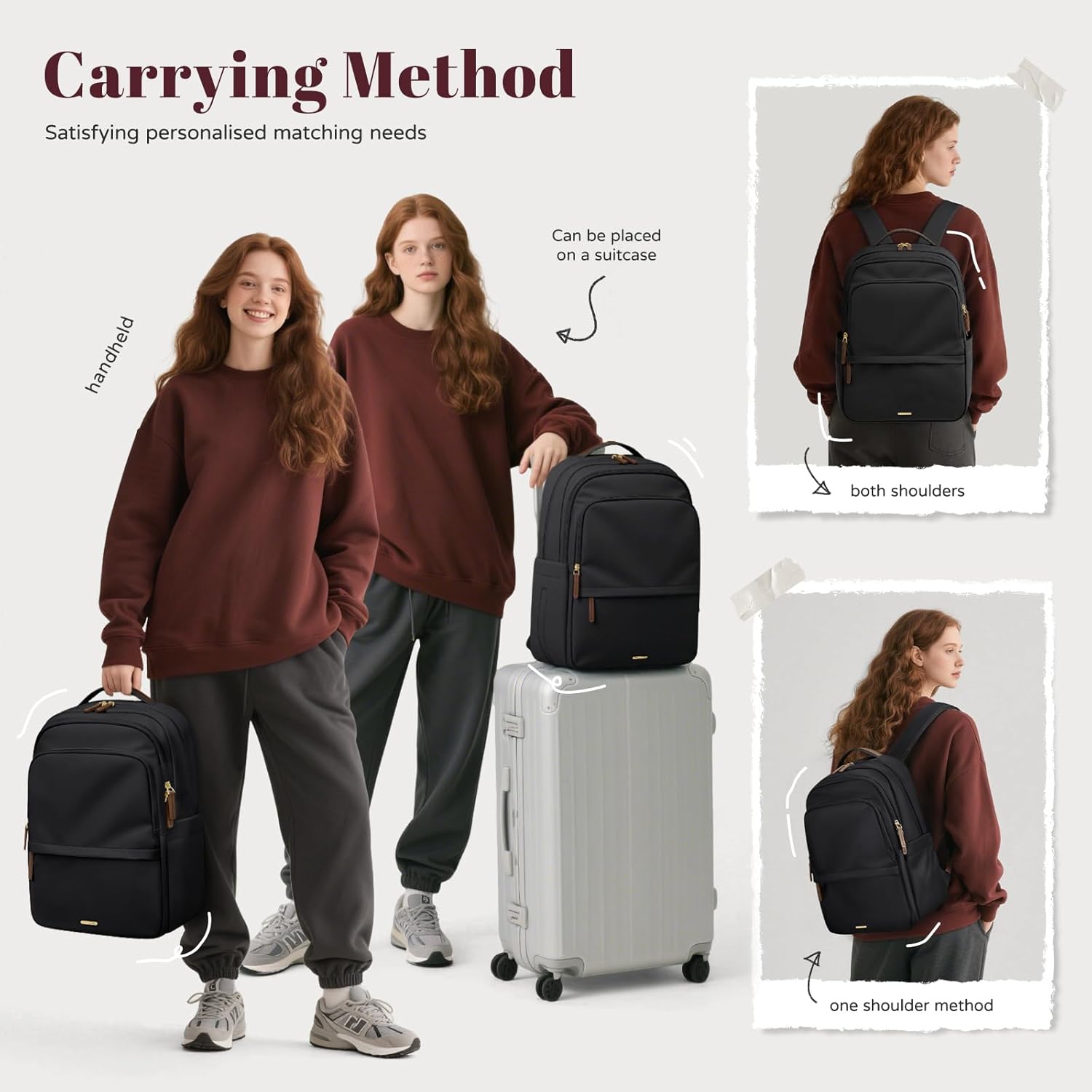 GOLF SUPAGS Zaino Porta PC Donna 15.6 Pollici - immagine 2