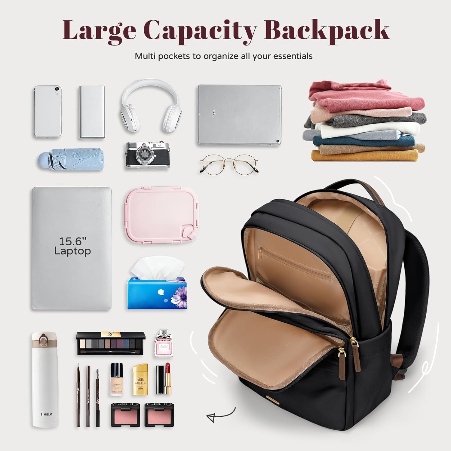 GOLF SUPAGS Zaino Porta PC Donna 15.6 Pollici - immagine 6