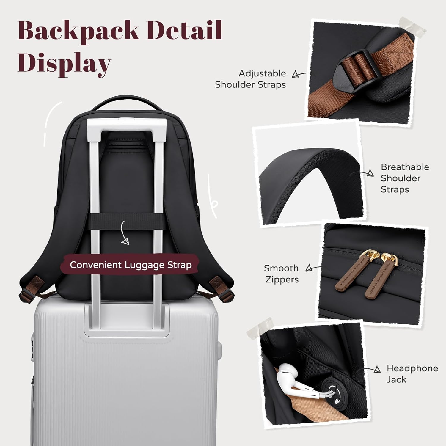 GOLF SUPAGS Zaino Porta PC Donna 15.6 Pollici - immagine 7