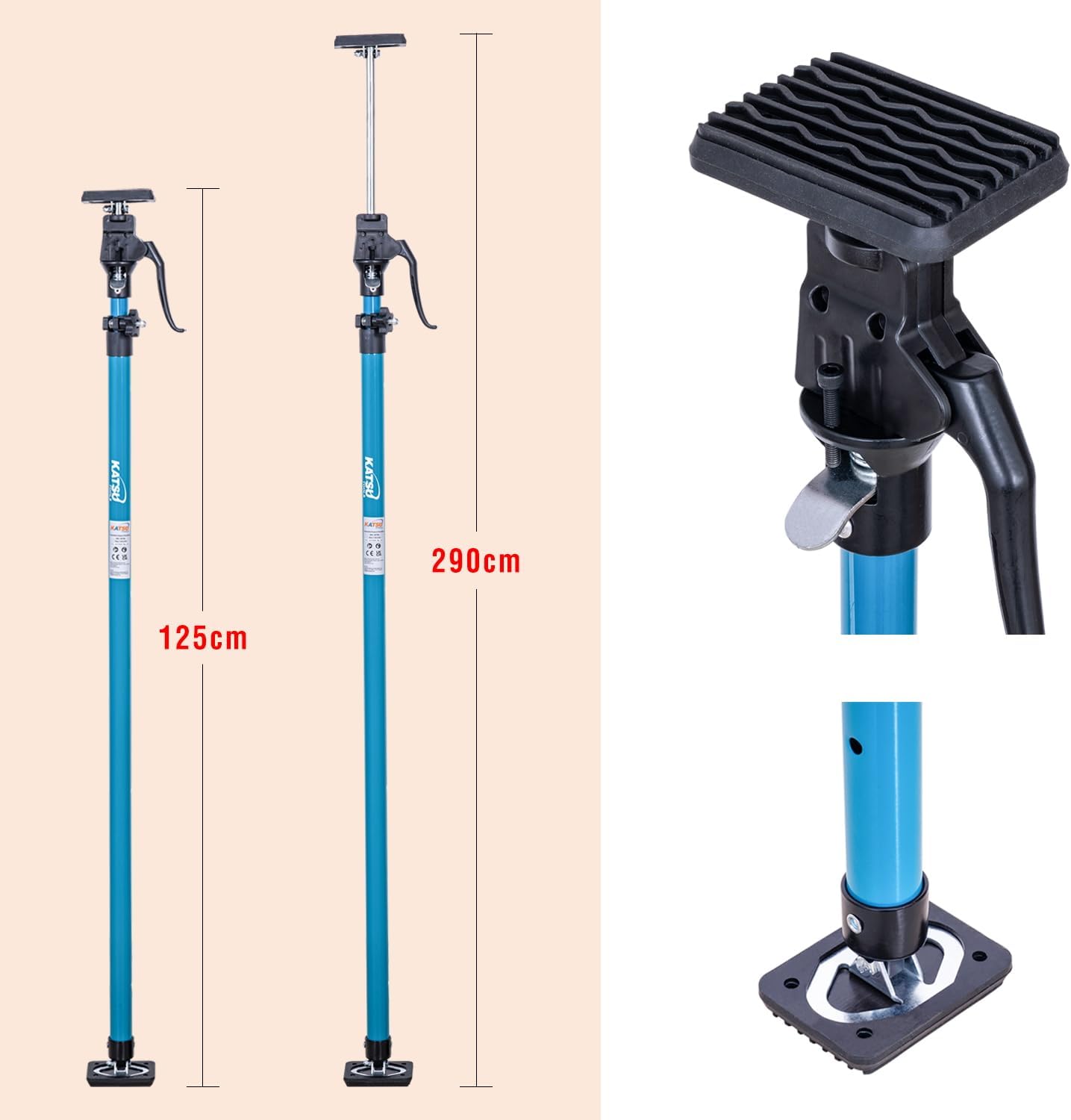 KATSU Tools Supporto Telescopico per Soffitto (Set 2) - immagine 4