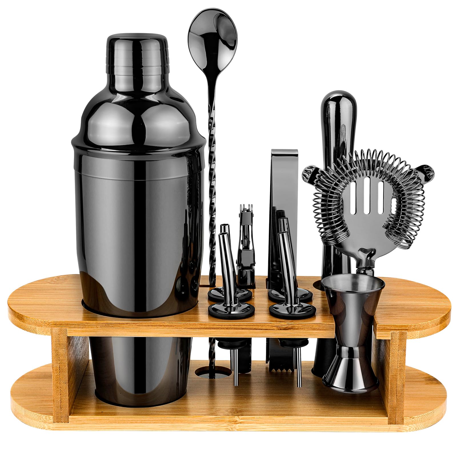 Set Shaker Cocktail Kit Bartender con Supporto