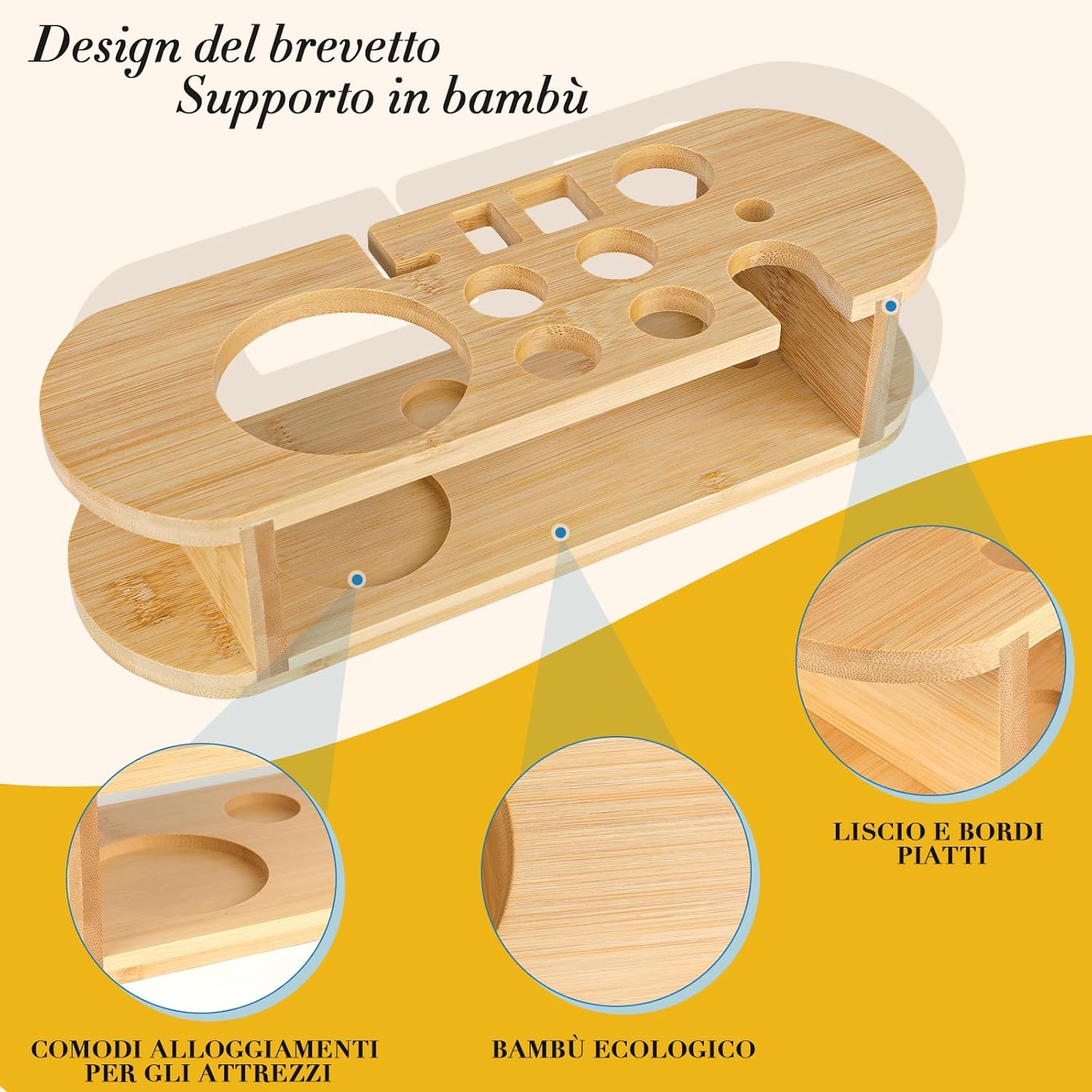 Set Shaker Cocktail Kit Bartender con Supporto - immagine 6