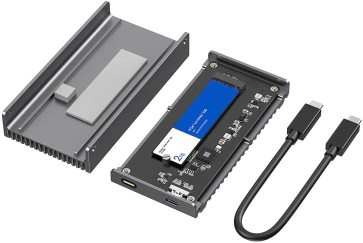 Lmp DataFlash USB4 - Custodia Enclosure per SSD M.2 NVMe - immagine 2