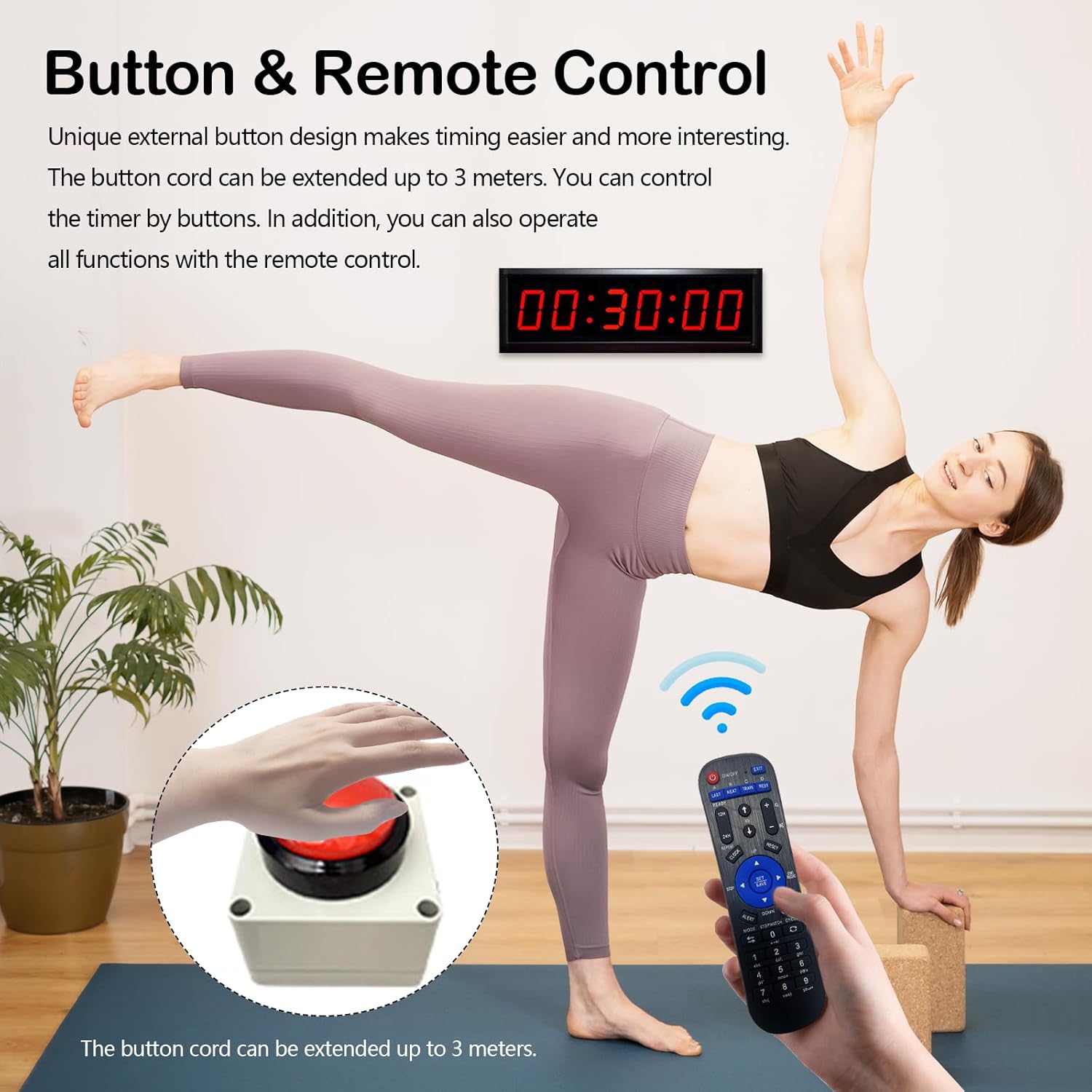 Timer Digitale 6 Cifre con Telecomando - immagine 3