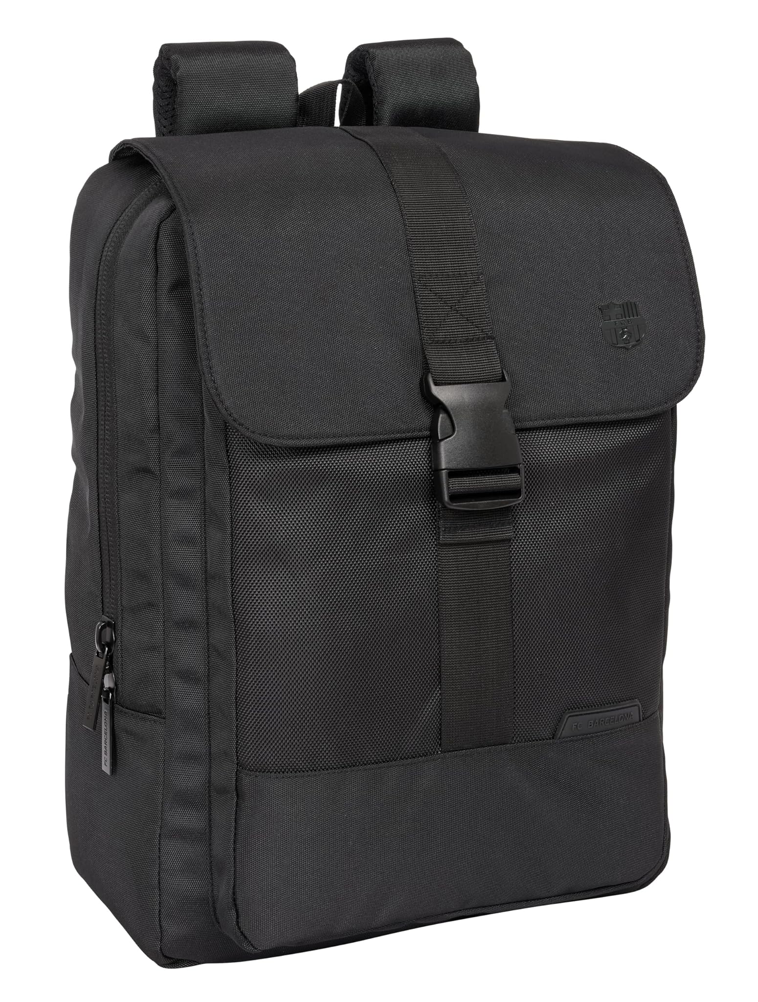 F.C. Barcellona Premium - Zaino Laptop 13.3" e USB, Nero