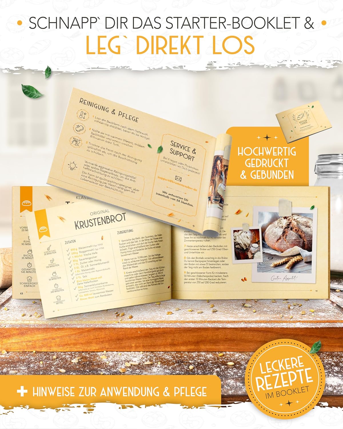 Krustenzauber - Stampo Pane Ghisa 40cm con Coperchio - immagine 6