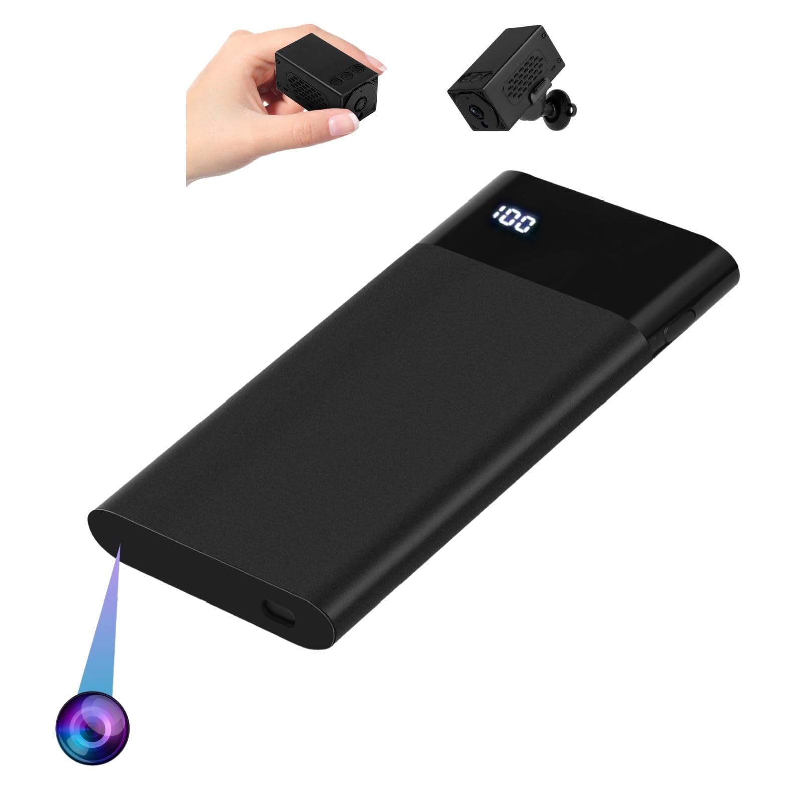 Wiwacam Mini Fotocamera 2K con Batteria 5000 mAh