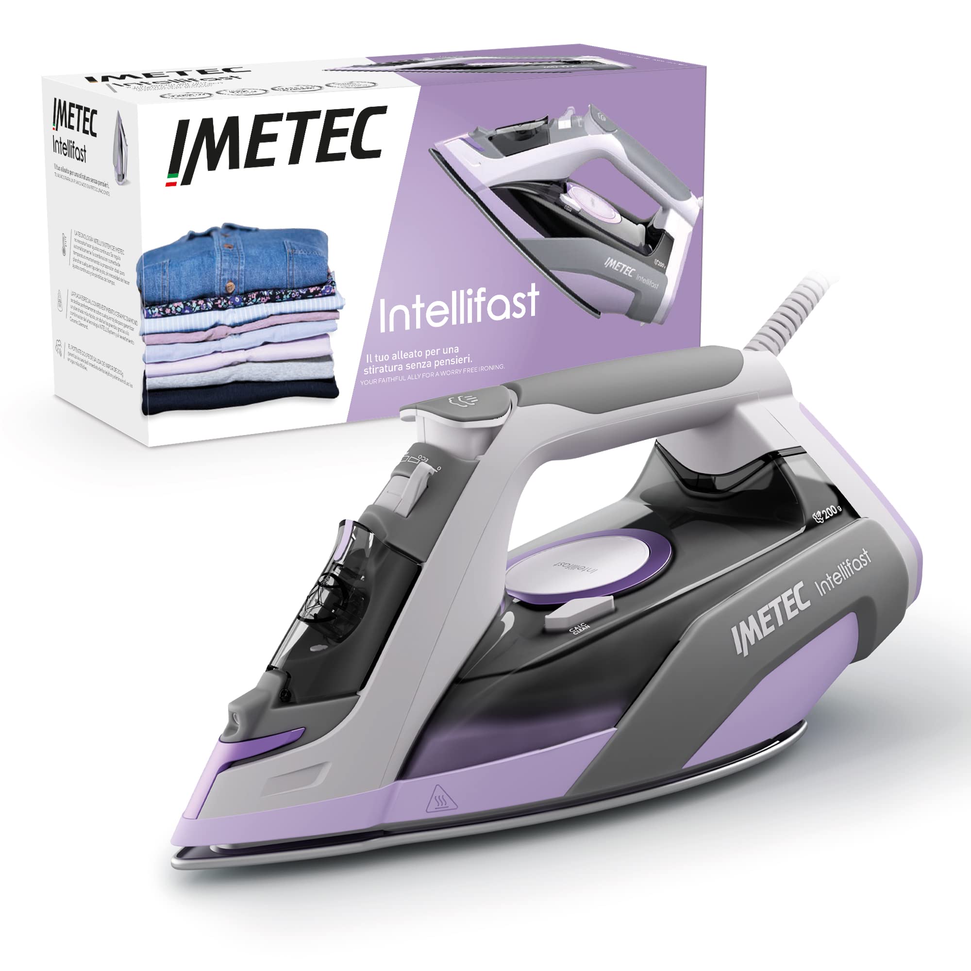 Imetec Intellifast - Ferro da Stiro a Vapore 2400W