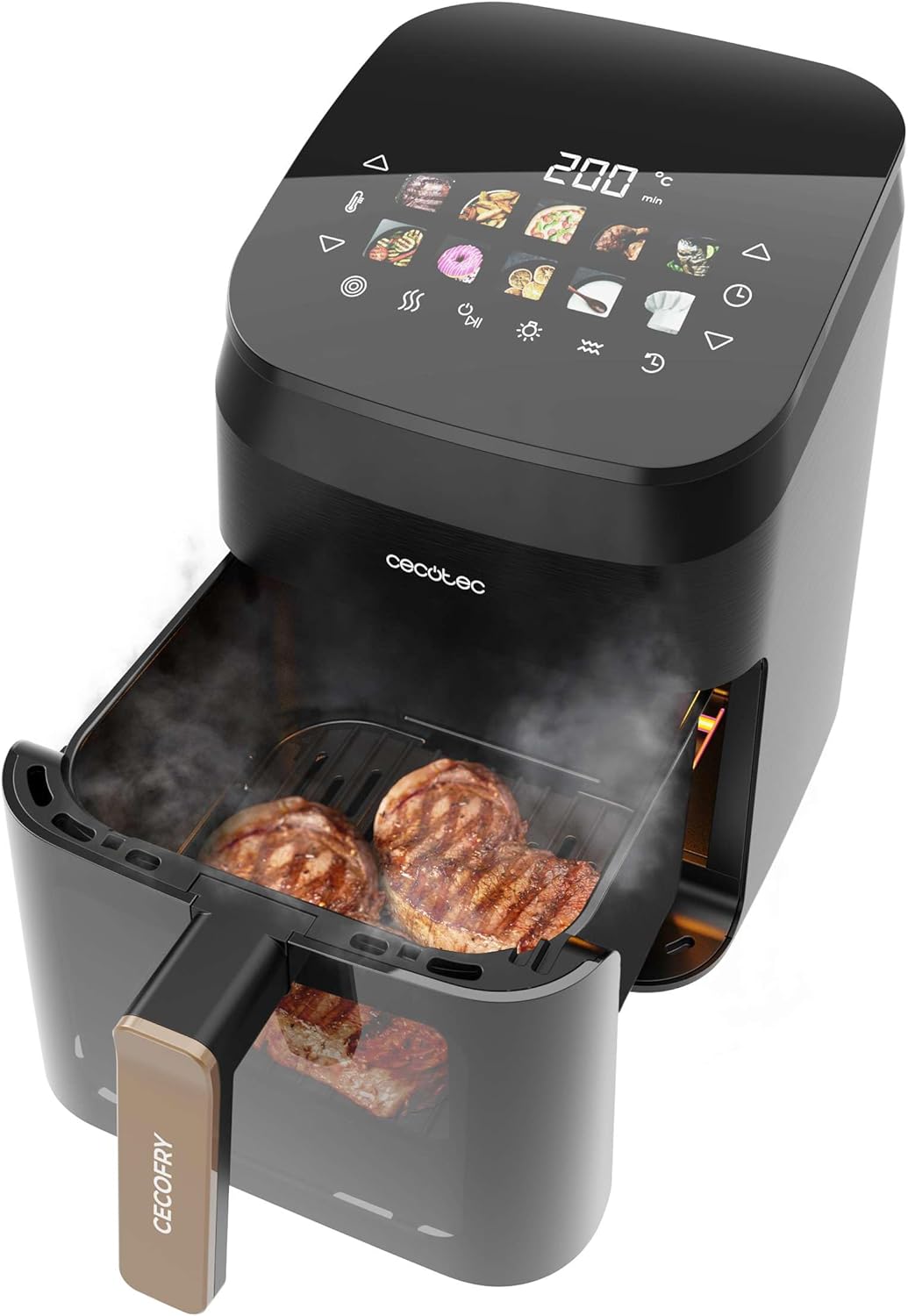 Cecotec Friggitrice ad Aria 4.5L - Cecofry&Grill Smokin' - immagine 2