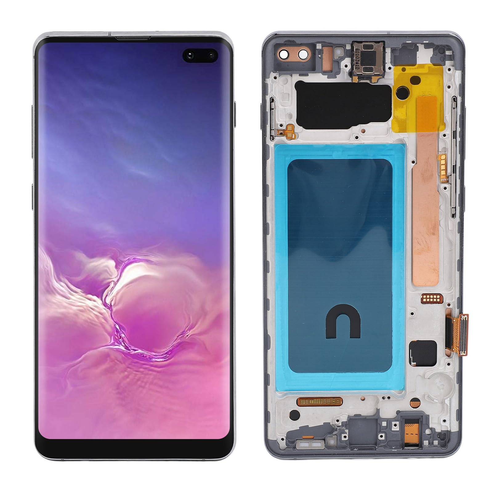 Schermo di Ricambio per S10+ 6,4 pollici, Black