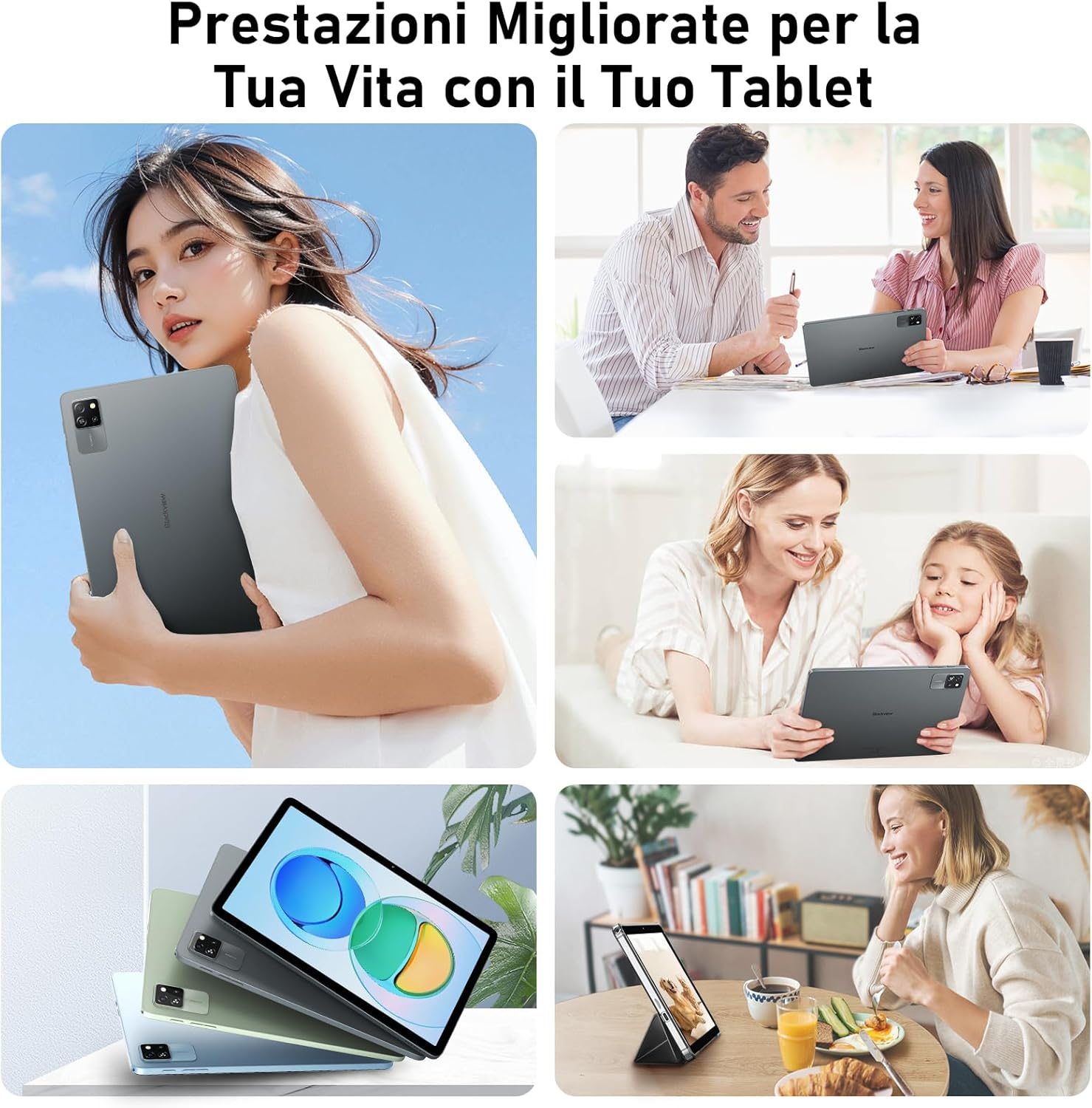 Blackview Tablet Android 15 Tab60 WiFi 10 pollici - immagine 7