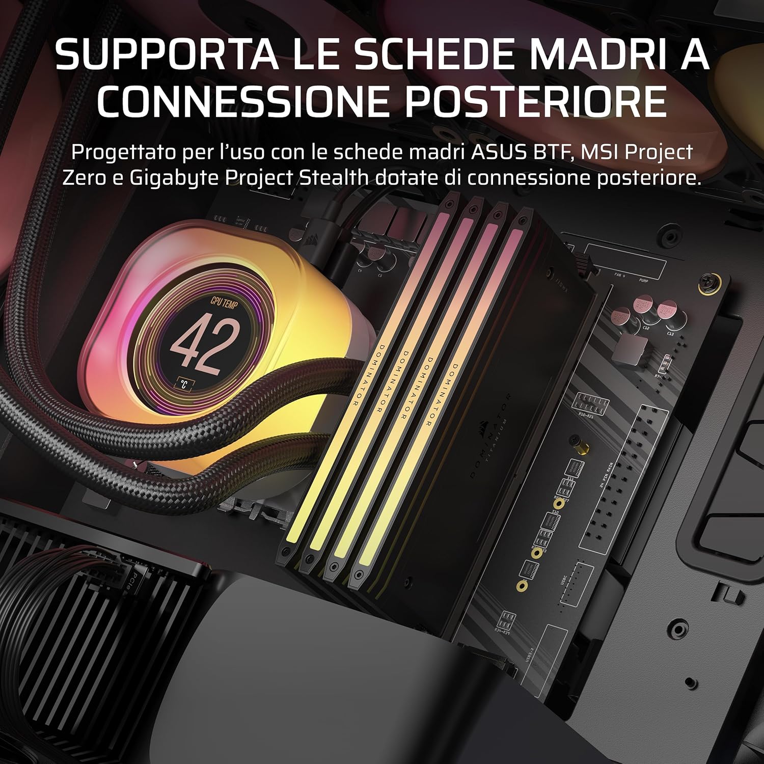 Corsair 5000T Mid–Tower ATX PC Case, Nero - immagine 4