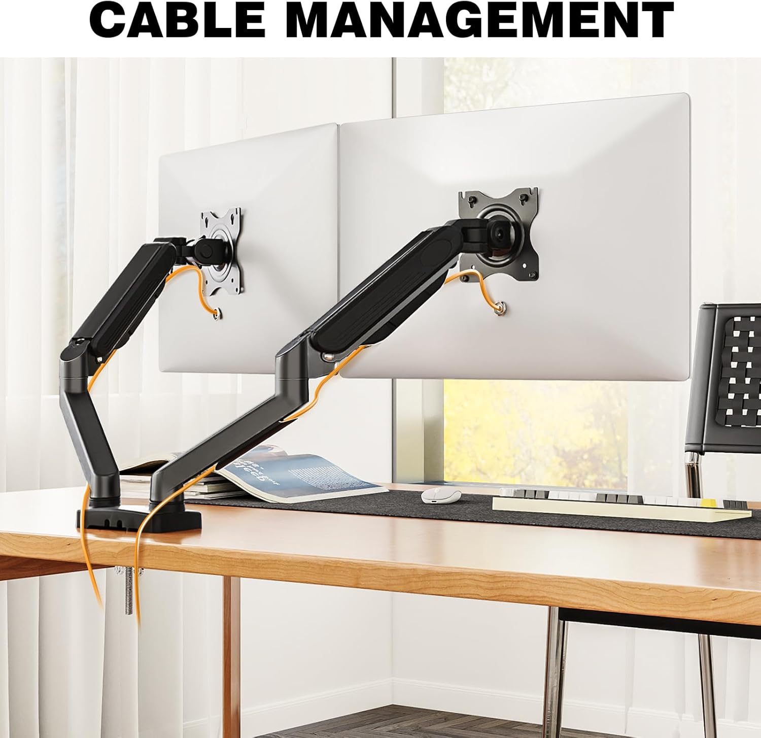 Tvon Braccio Doppio Monitor 17-32" con Molle a Gas - immagine 6