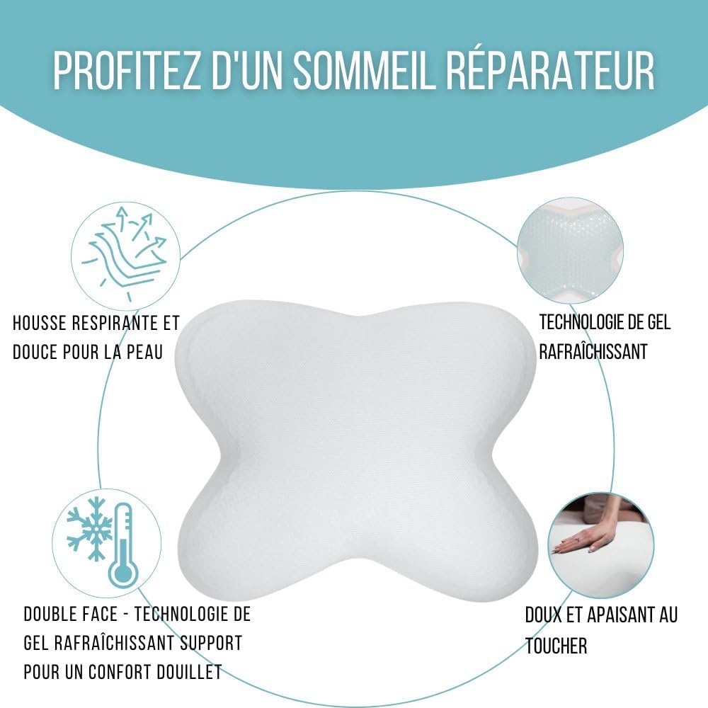 Inphysio® Cuscino Cervicale Ergonomico Memory Foam - immagine 3